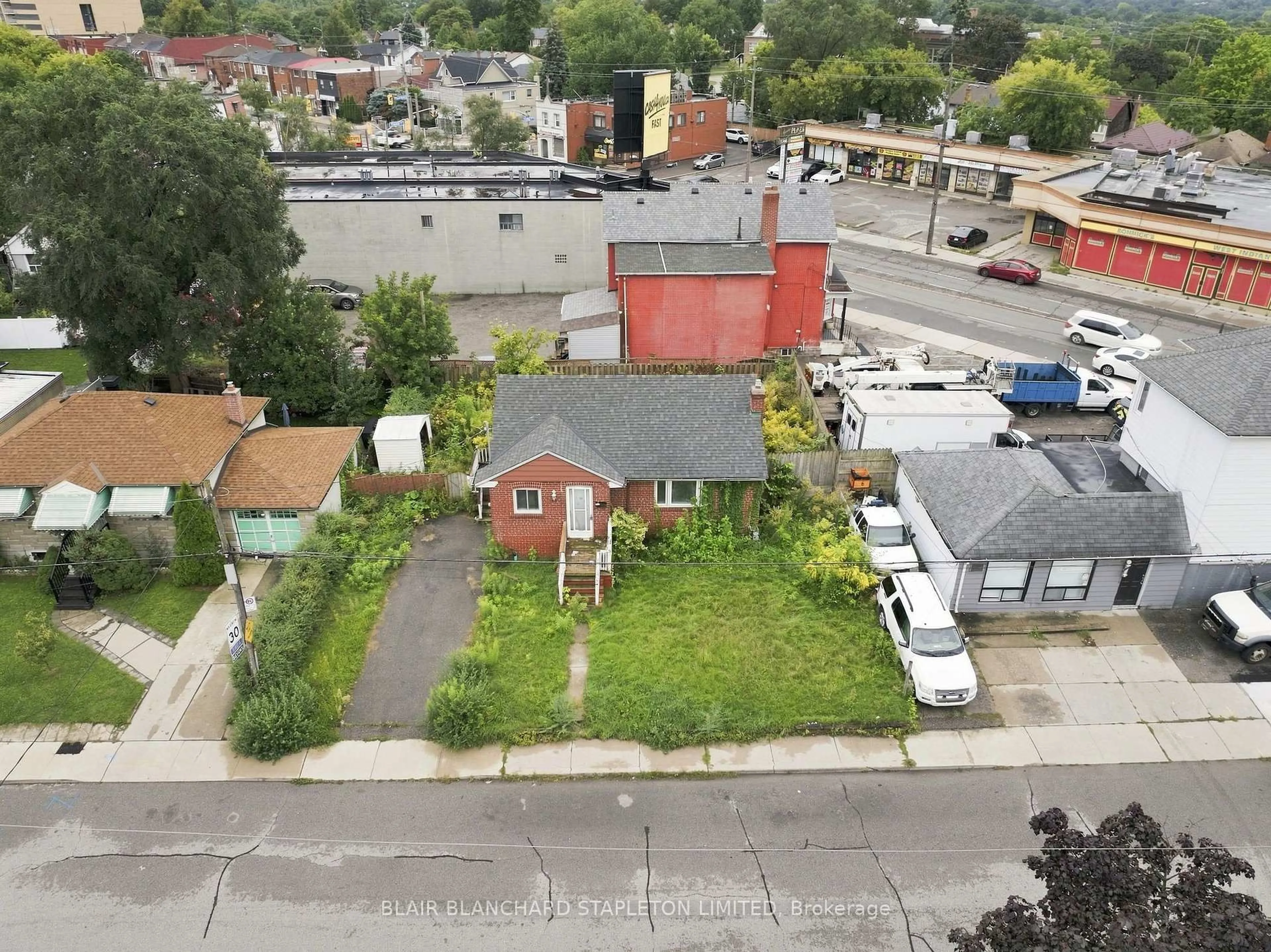 A pic from outside/outdoor area/front of a property/back of a property/a pic from drone, city buildings view from balcony for 15 Mahoney Ave, Toronto Ontario M6M 2H5