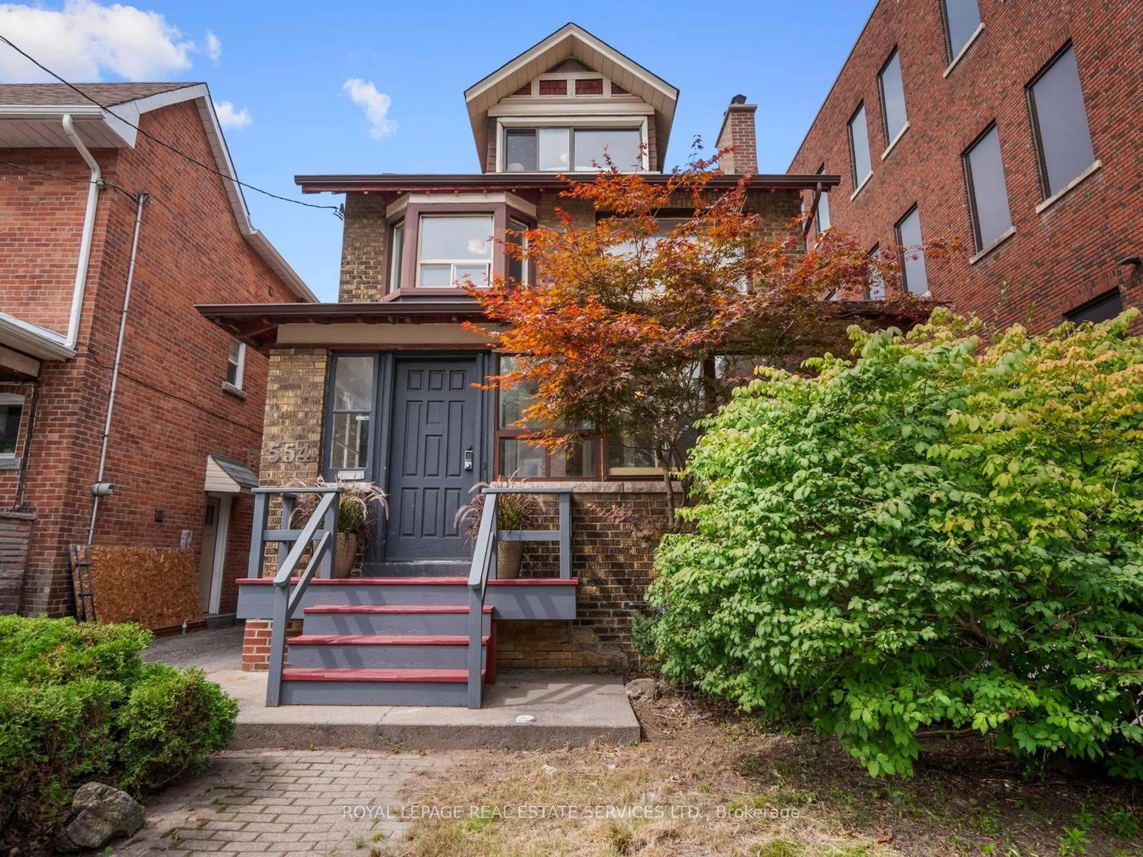 Home with brick exterior material, street for 554 Runnymede Rd, Toronto Ontario M6S 2Z7