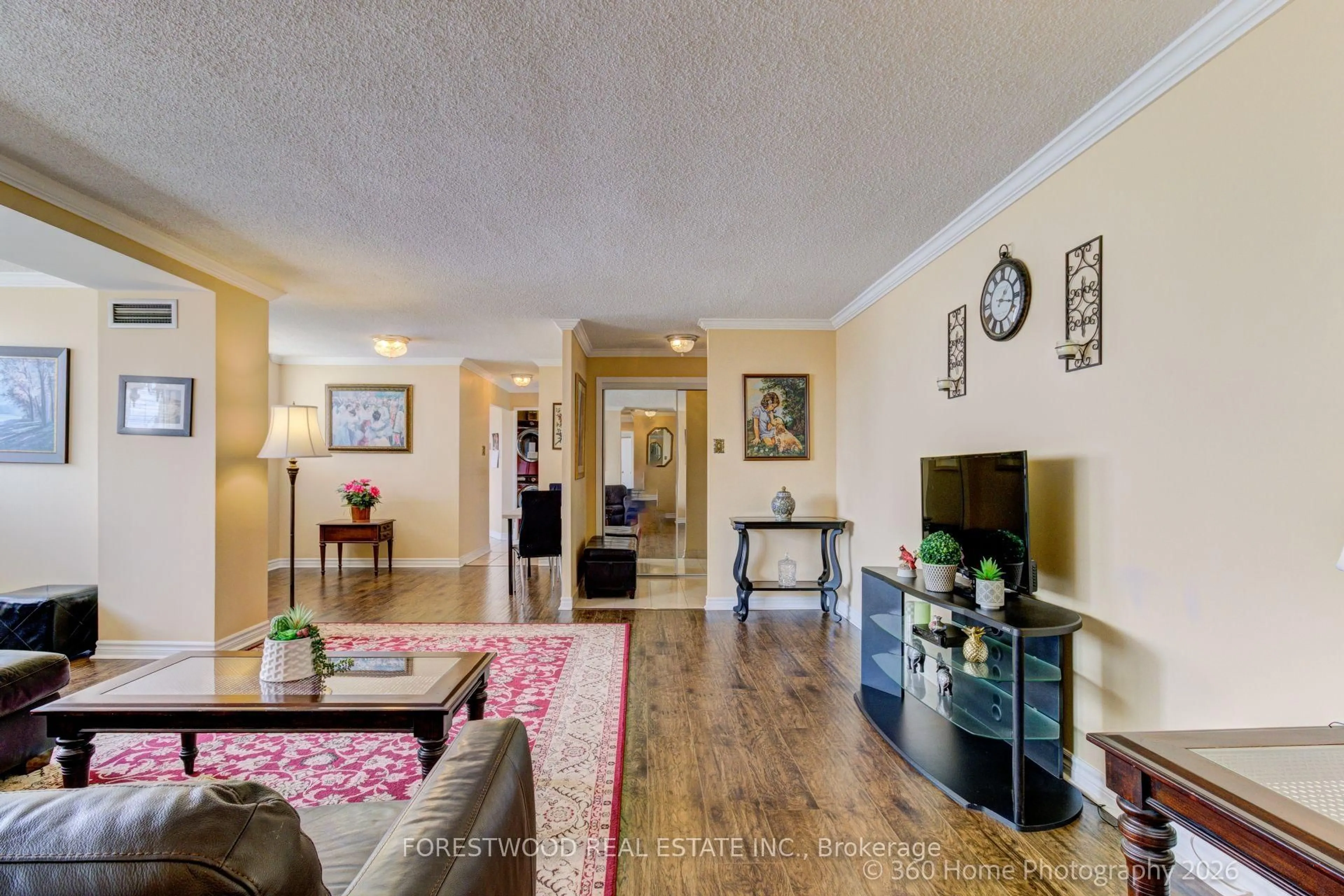 Living room with furniture, unknown for 3700 Kaneff Cres #2202, Mississauga Ontario L5A 4B8