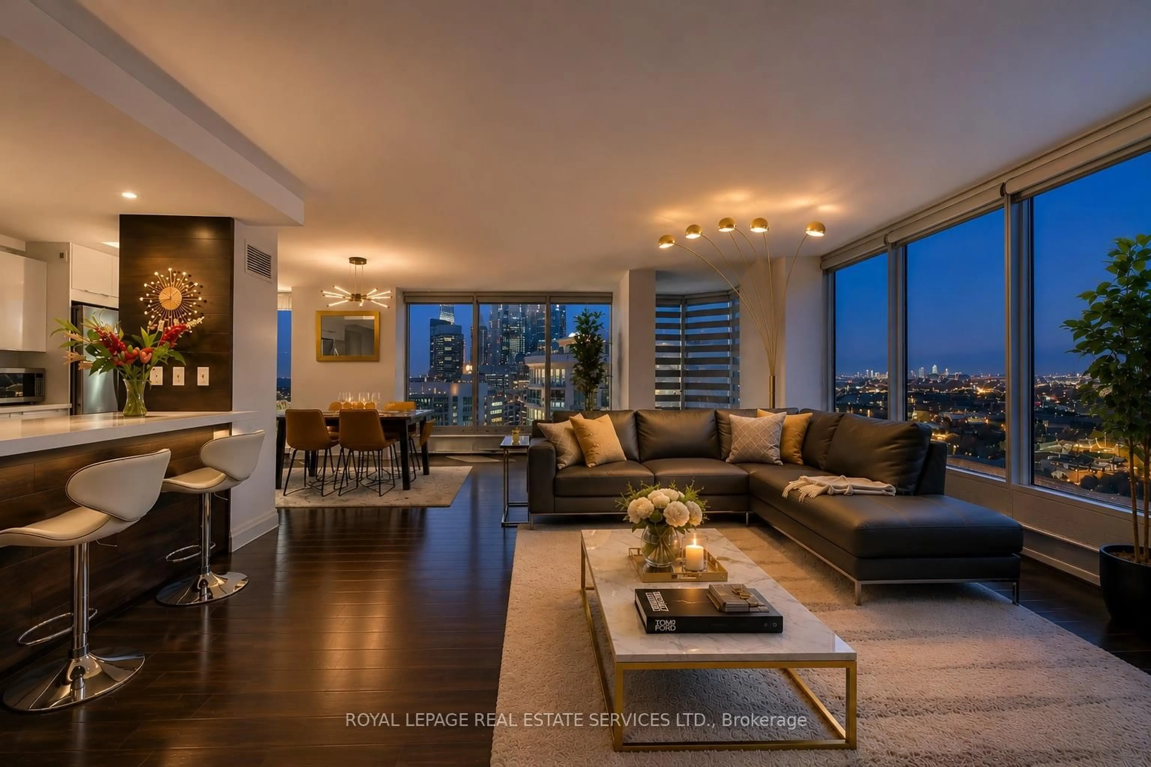Living room with furniture, unknown for 2045 Lake Shore Blvd #1607, Toronto Ontario M8V 2Z6
