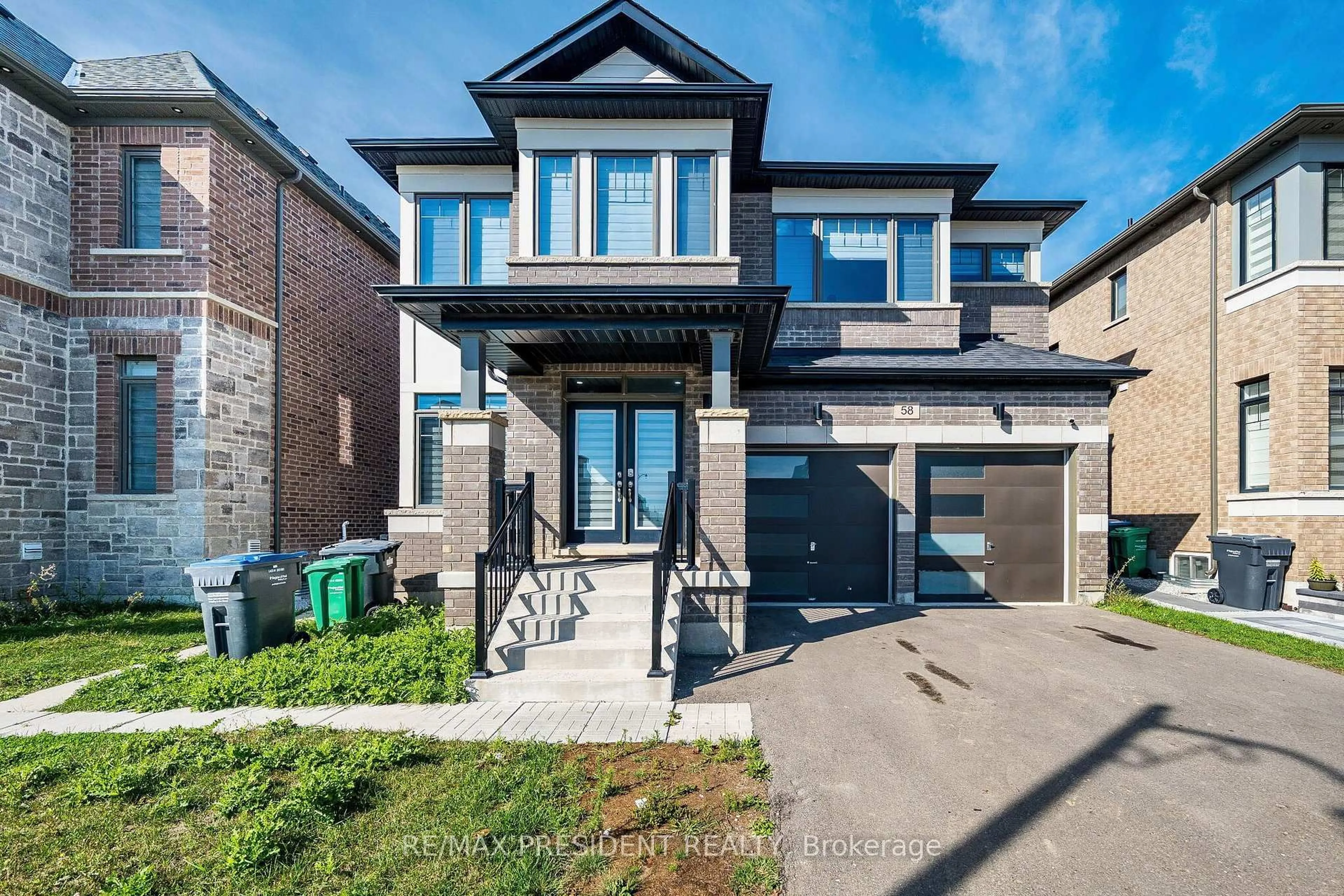 Home with brick exterior material, street for 58 Petch Ave, Caledon Ontario L7C 4J8