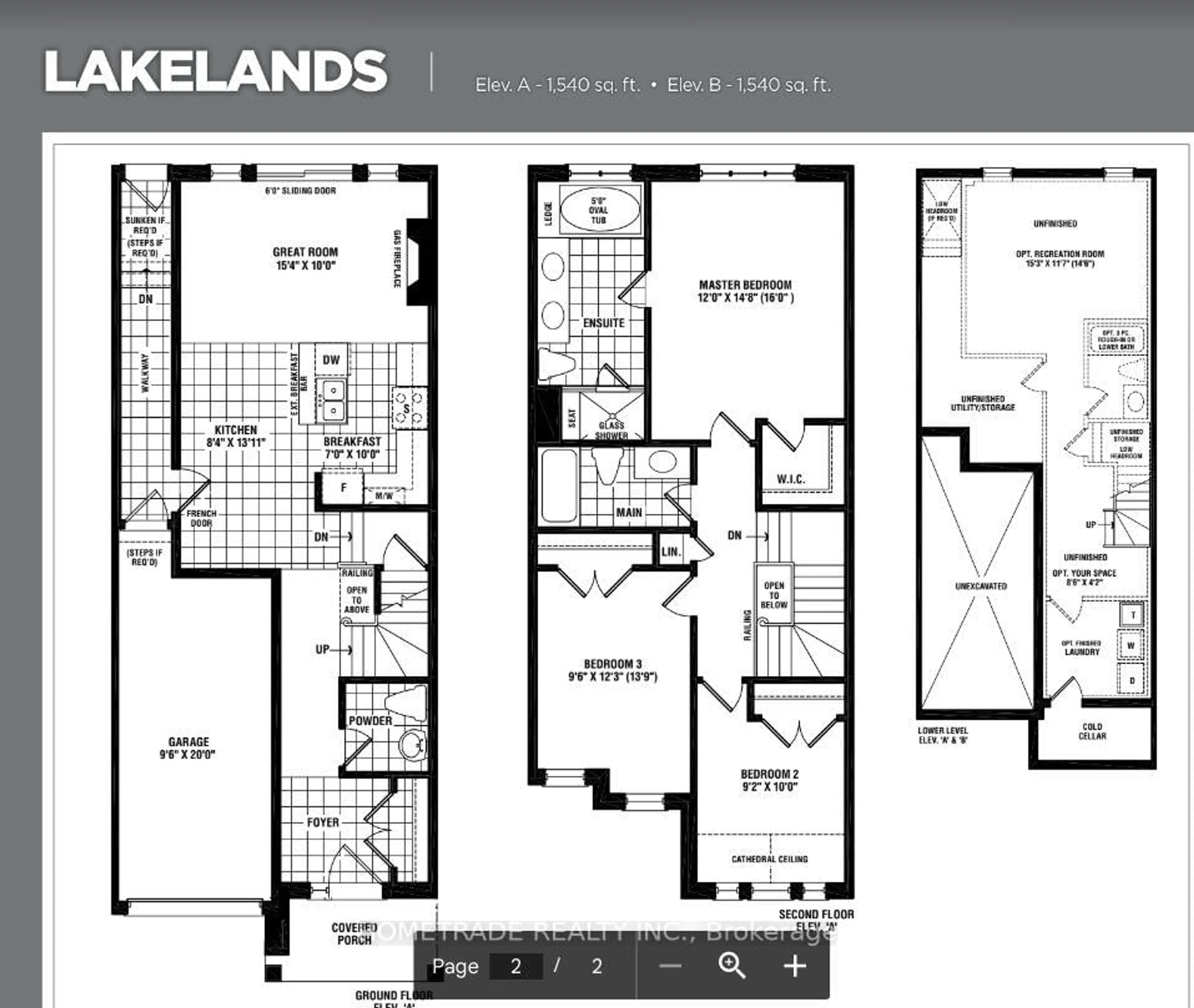 Floor plan for 55 Ivor Cres, Brampton Ontario L7A 4L7