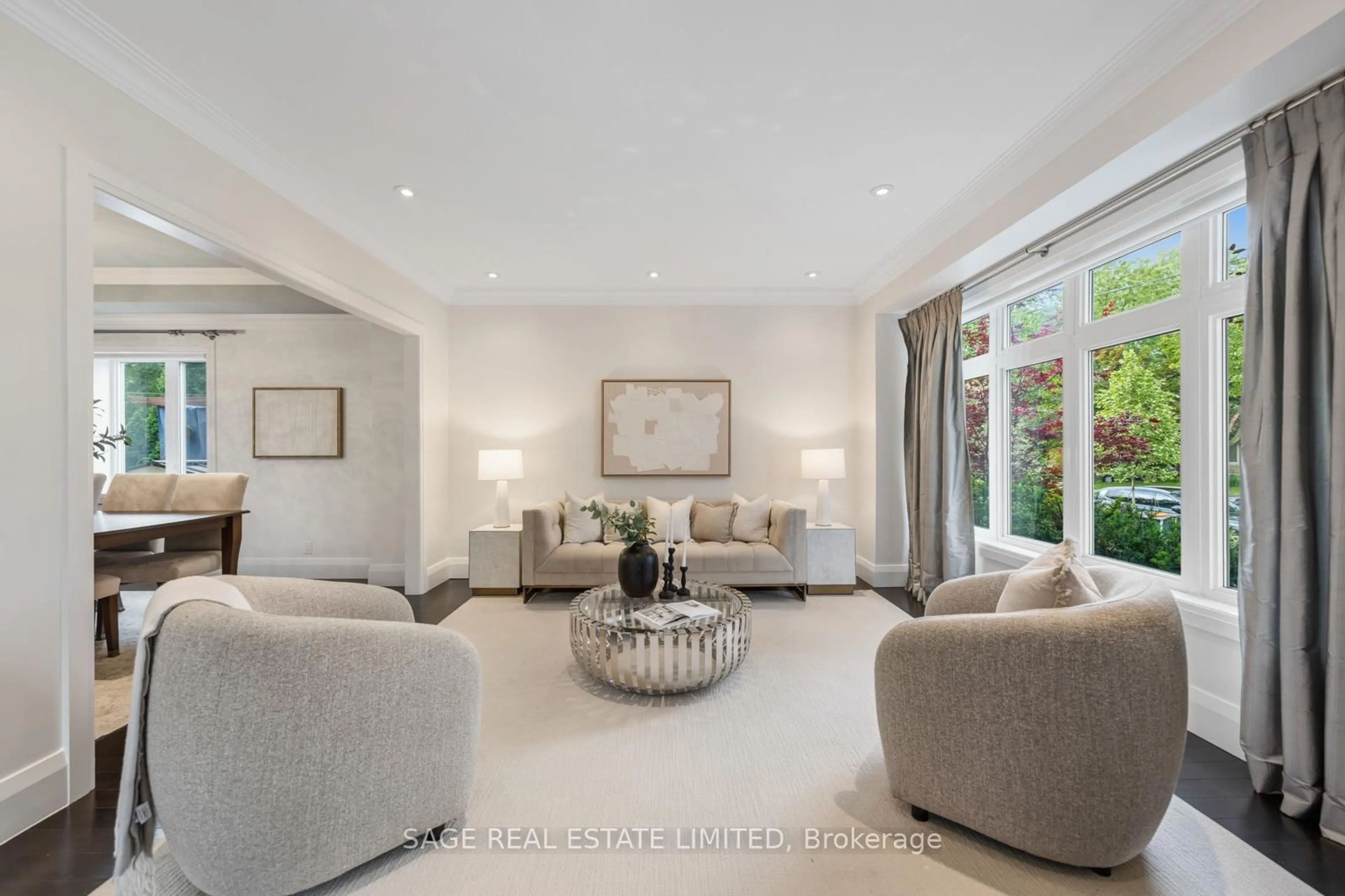 Living room with furniture, unknown for 50 Northampton Dr, Toronto Ontario M9B 4S7