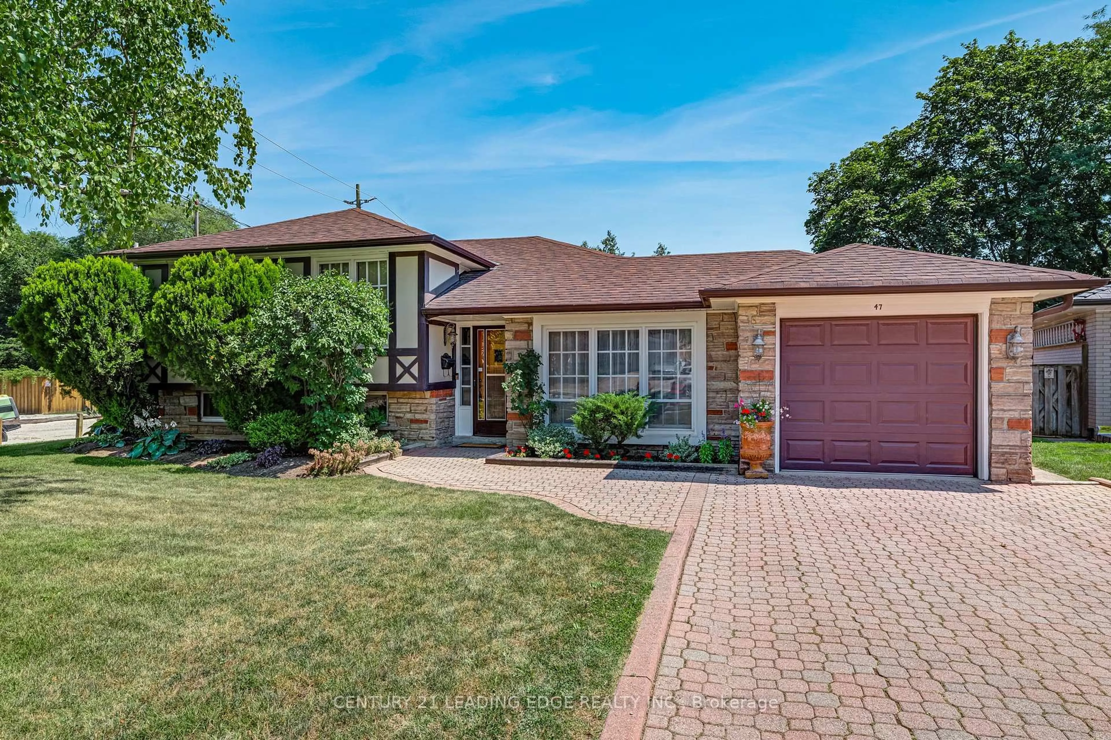 Home with brick exterior material, street for 47 Shendale Dr, Toronto Ontario M9W 2B6