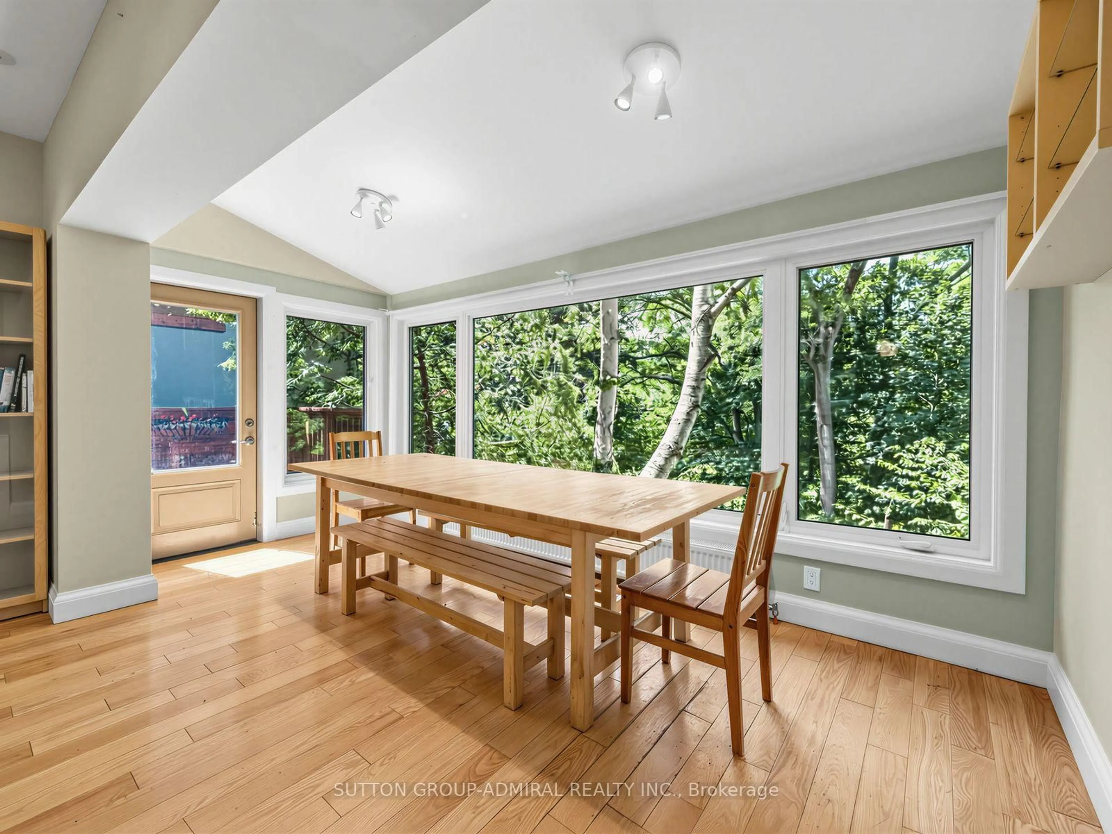 Dining room, wood/laminate floor for 246 Ellis Ave, Toronto Ontario M6S 2X2