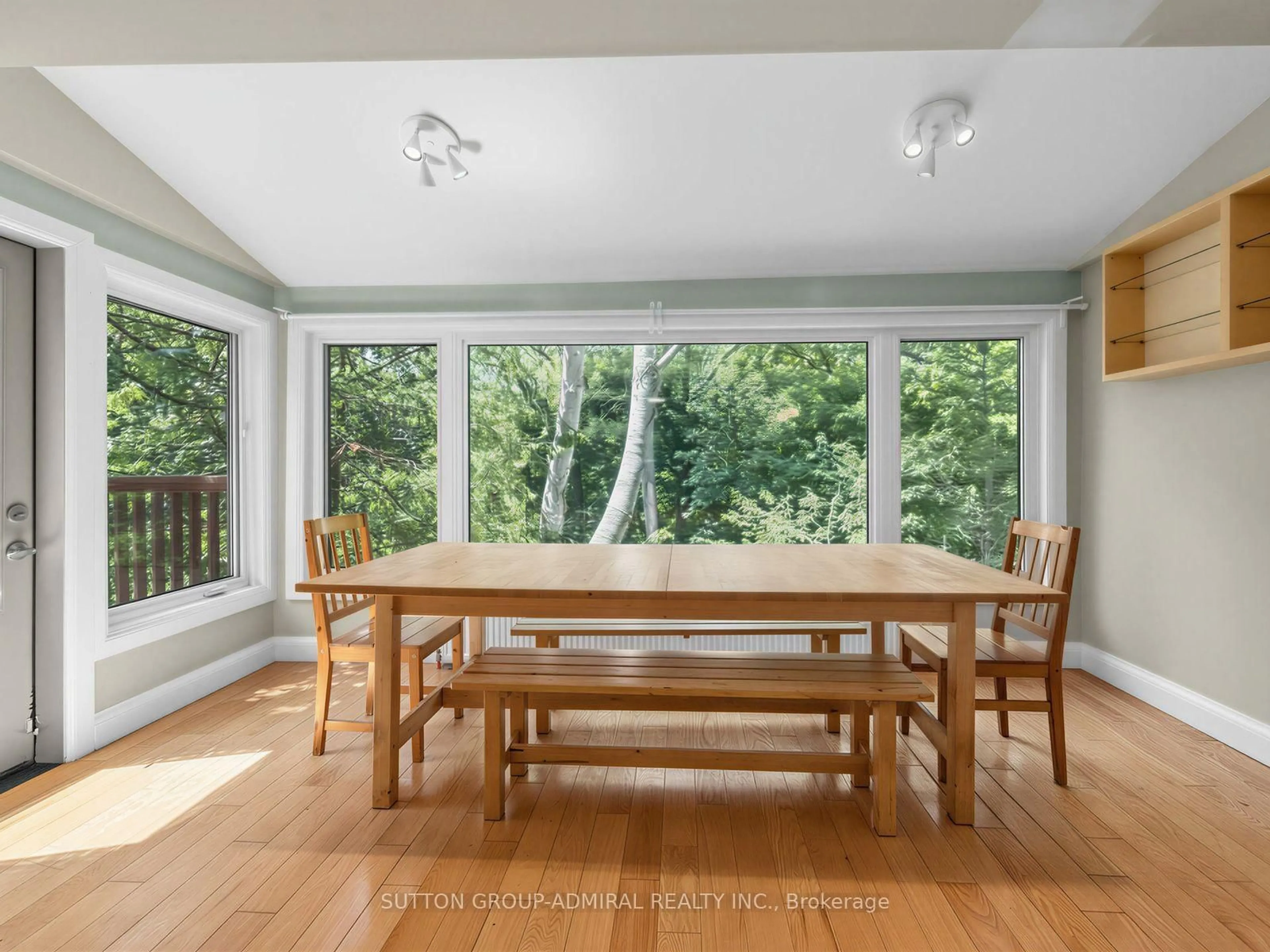 Dining room, wood/laminate floor for 246 Ellis Ave, Toronto Ontario M6S 2X2
