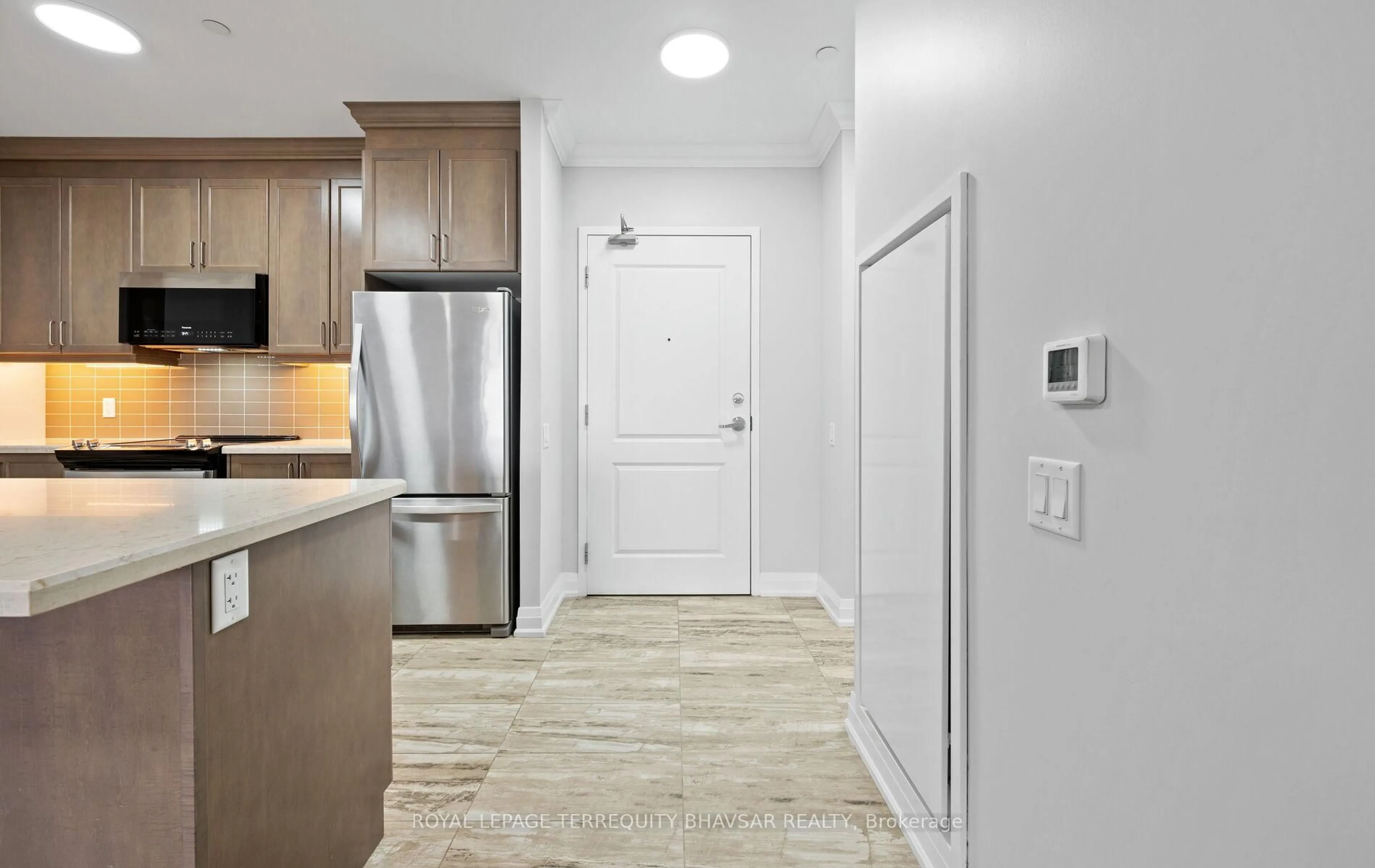 Standard kitchen, ceramic/tile floor for 830 Megson Terr #621, Milton Ontario L9T 9M7