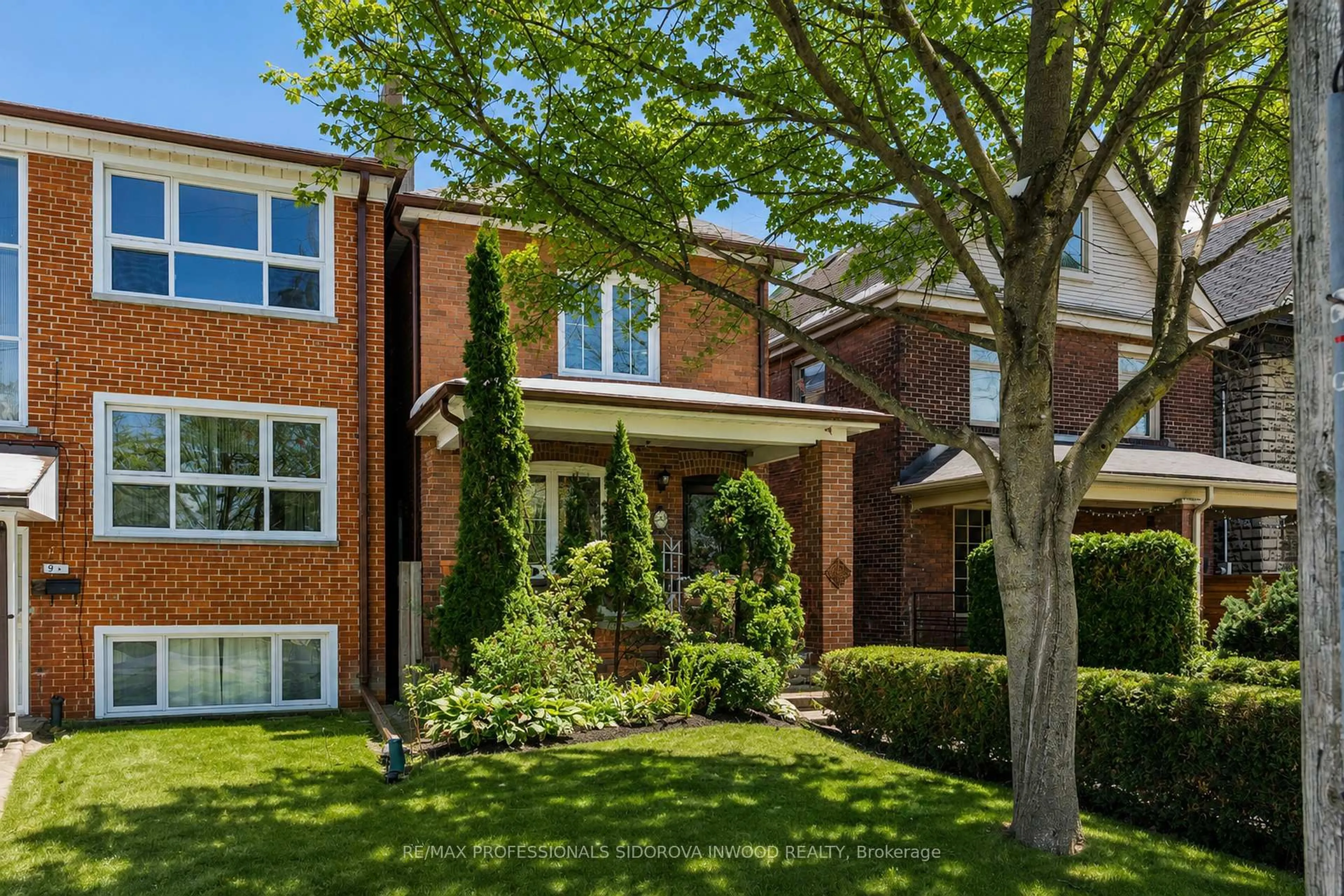 Home with brick exterior material, street for 11 Winfield Ave, Toronto Ontario M6S 2J7
