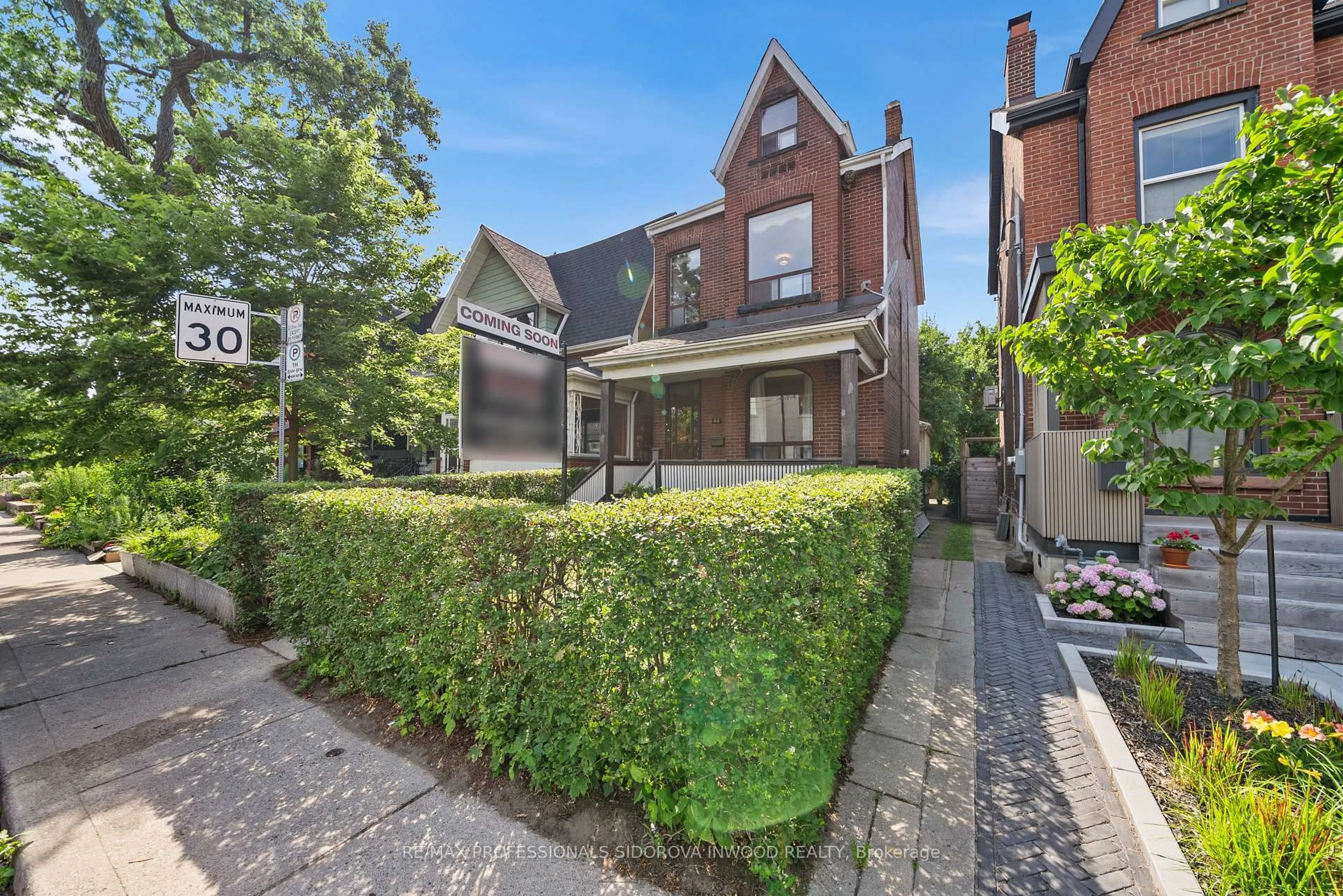 Home with brick exterior material, street for 44 Golden Ave, Toronto Ontario M6R 2J4