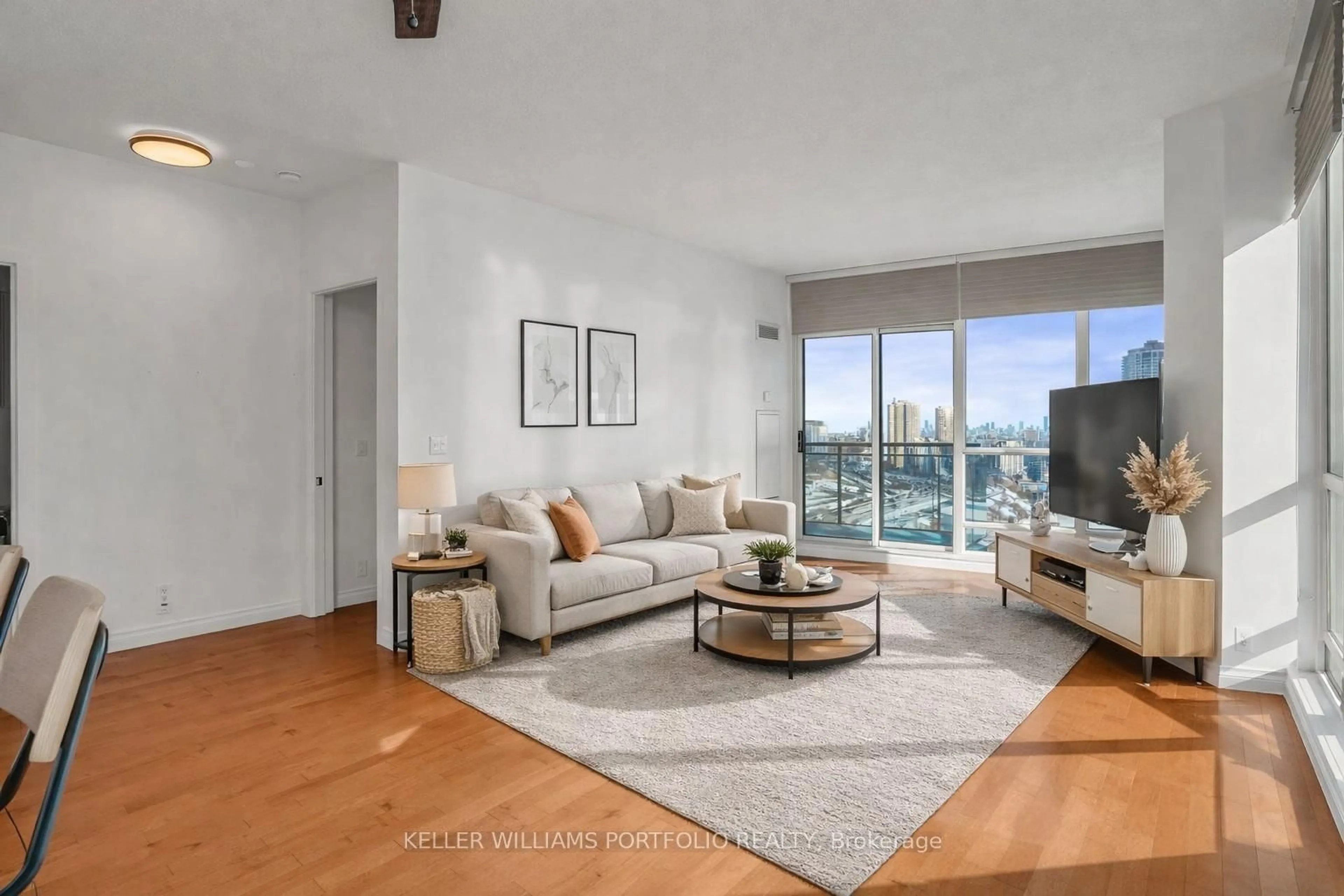Living room with furniture, unknown for 185 Legion Rd #PH7, Toronto Ontario M8Y 0A1