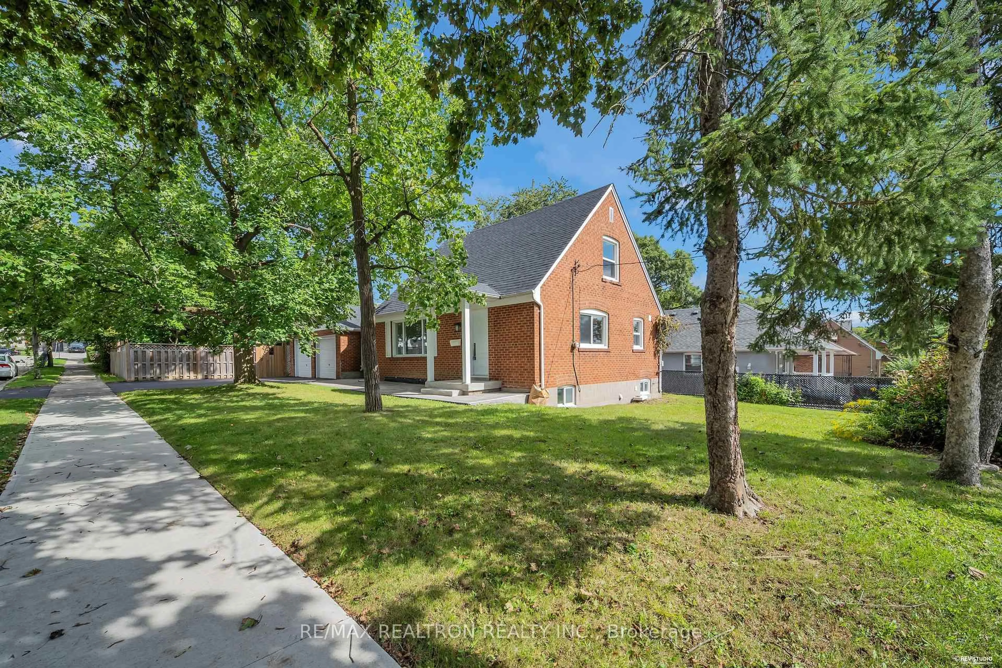Home with brick exterior material, street for 11 Harrow Dr, Toronto Ontario M6M 2X2