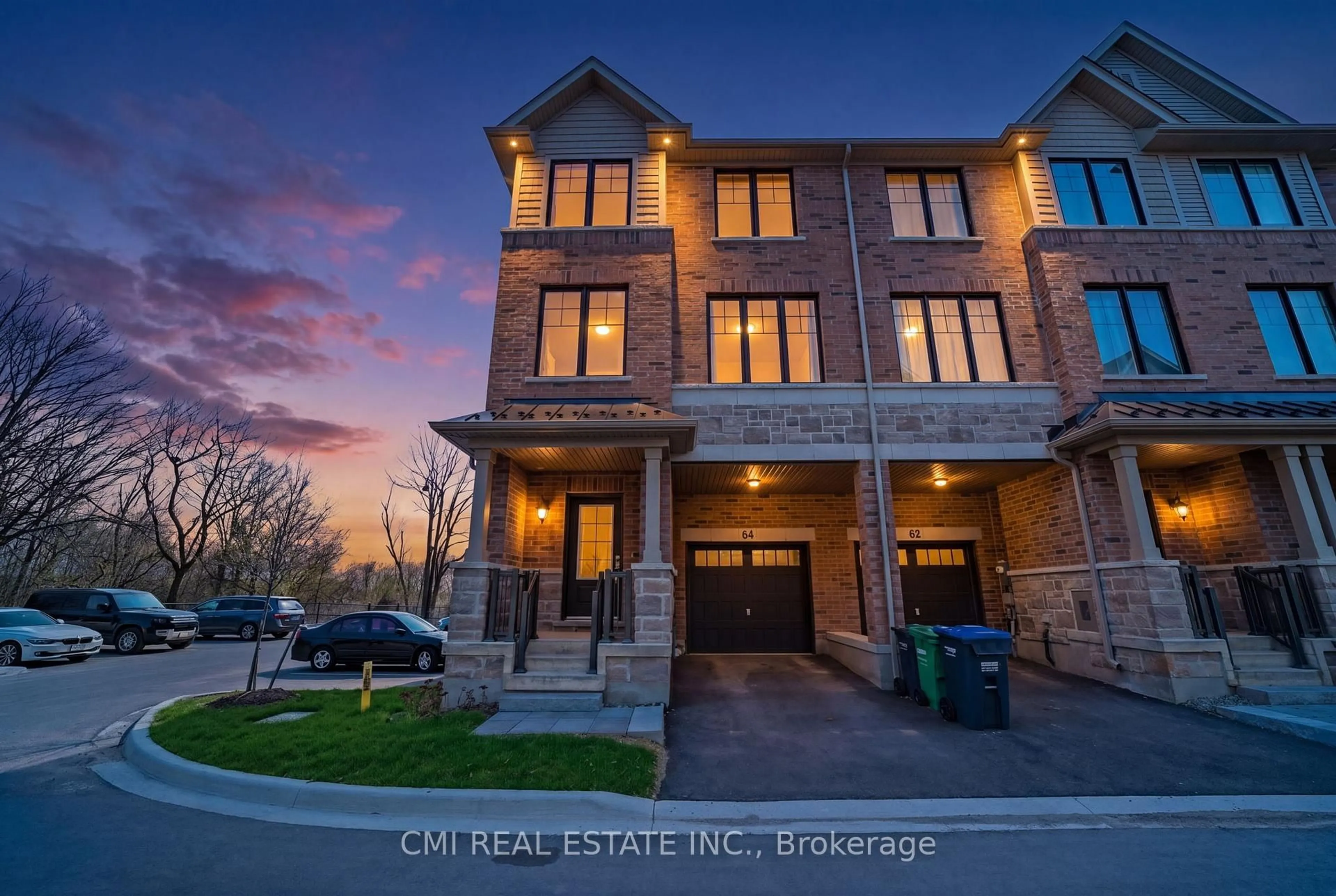 Home with brick exterior material, street for 64 Folcroft St, Brampton Ontario L6Y 0B6