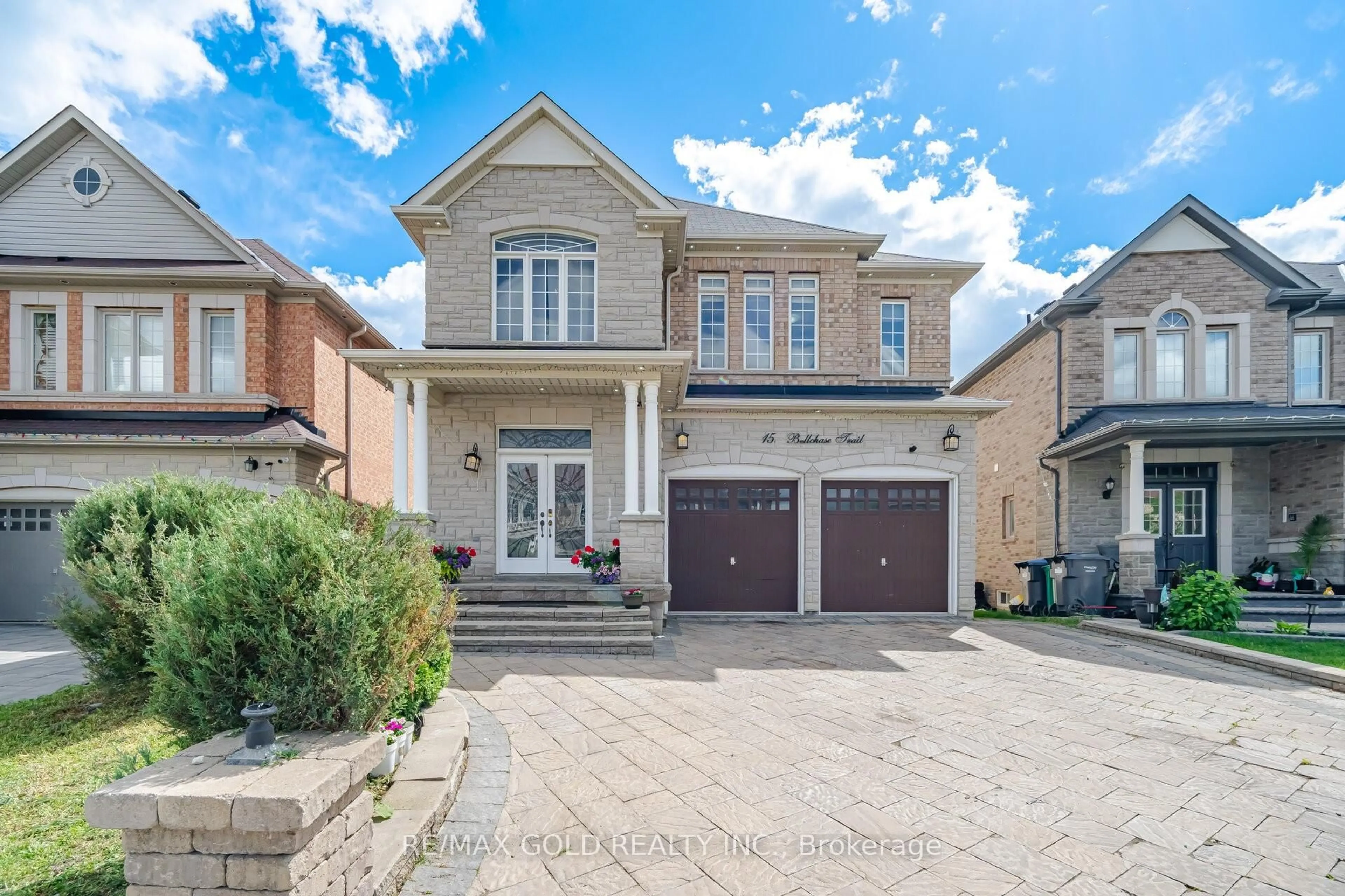 Home with brick exterior material, street for 155 Bellchase Tr, Brampton Ontario L6P 3N2