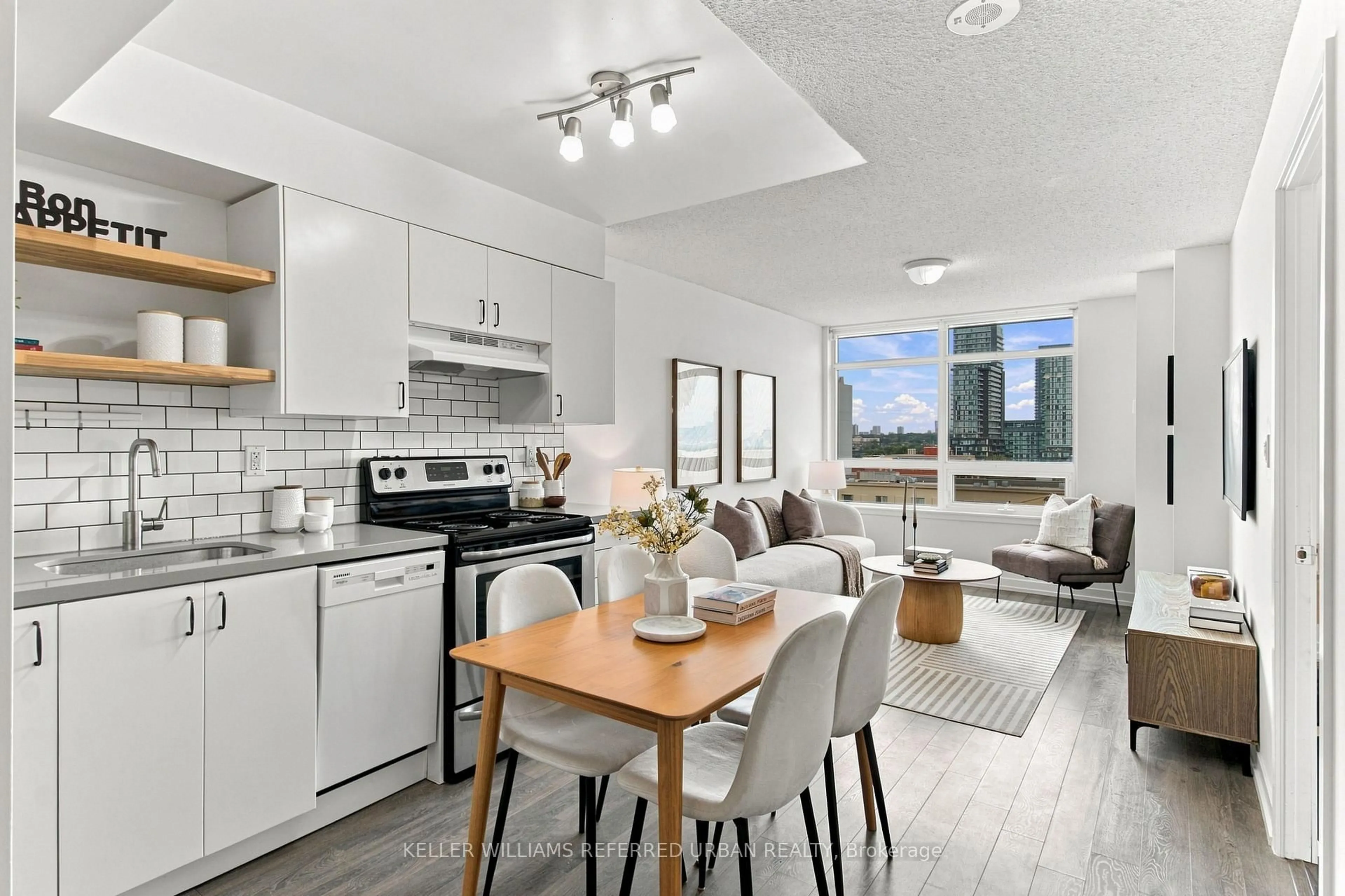 Open concept kitchen, unknown for 816 Lansdowne Ave #1014, Toronto Ontario M6H 4K6