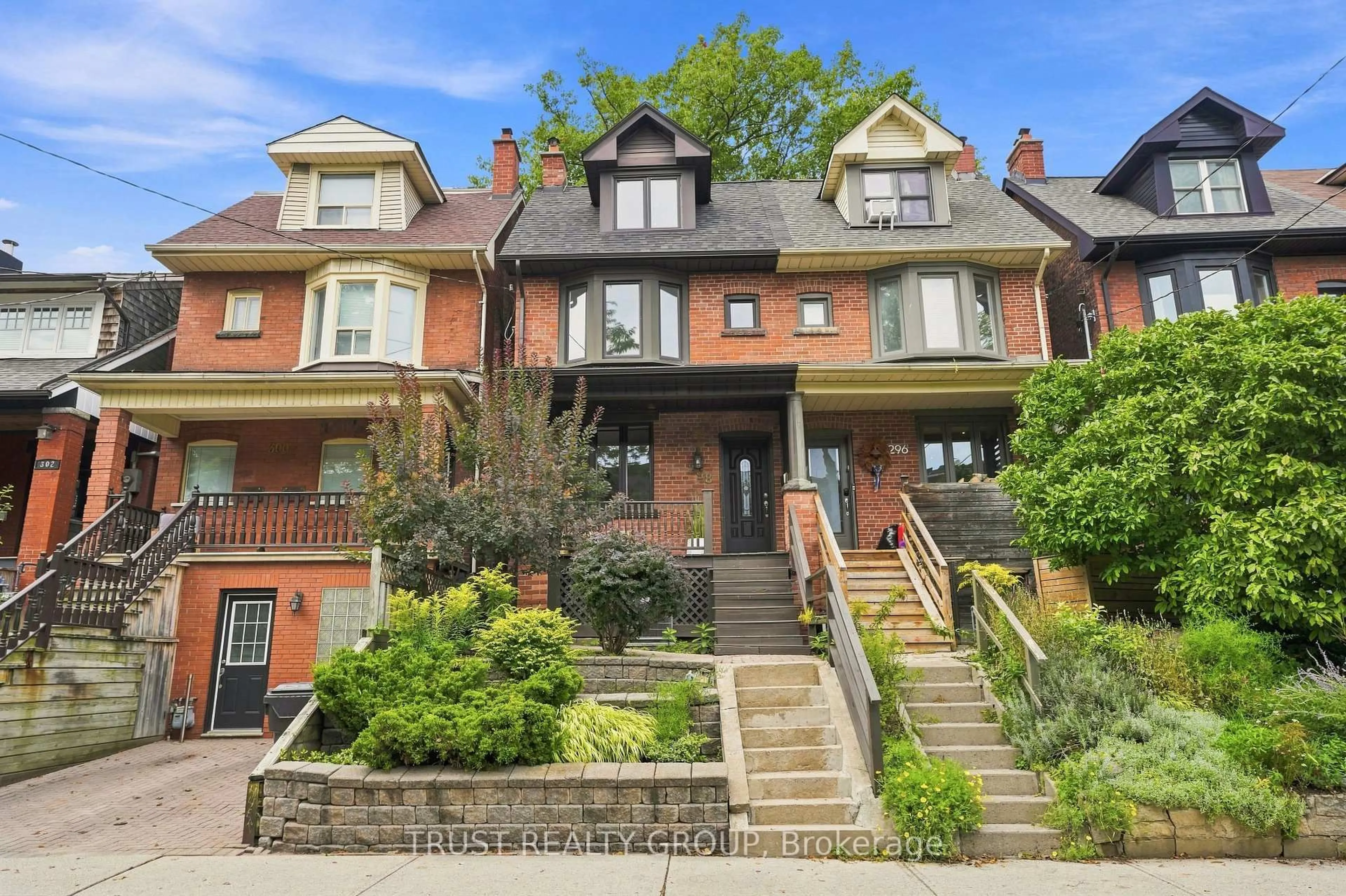 Home with brick exterior material, street for 298 Garden Ave, Toronto Ontario M6R 1J6