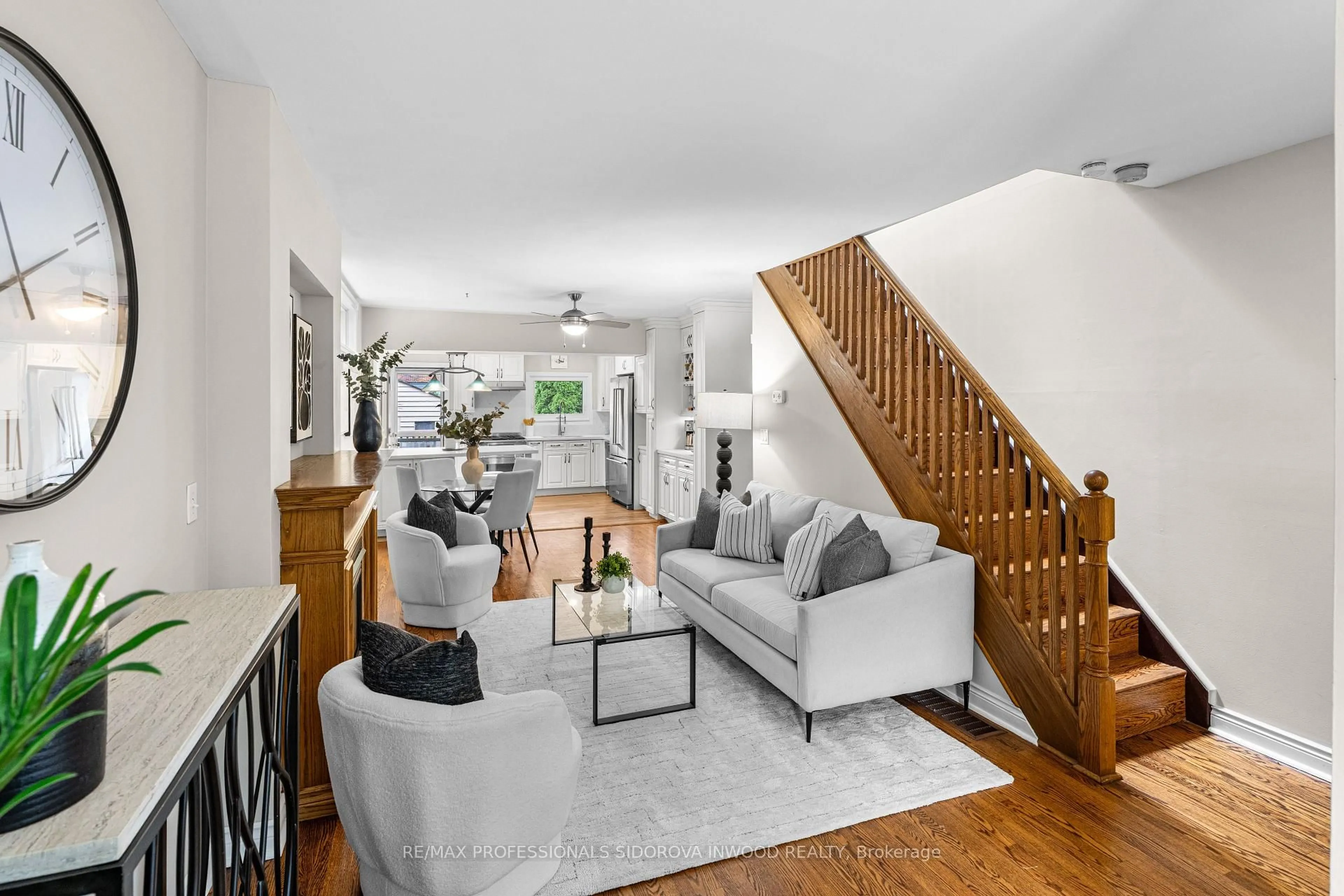 Living room with furniture, unknown for 19 Harshaw Ave, Toronto Ontario M6S 1X9