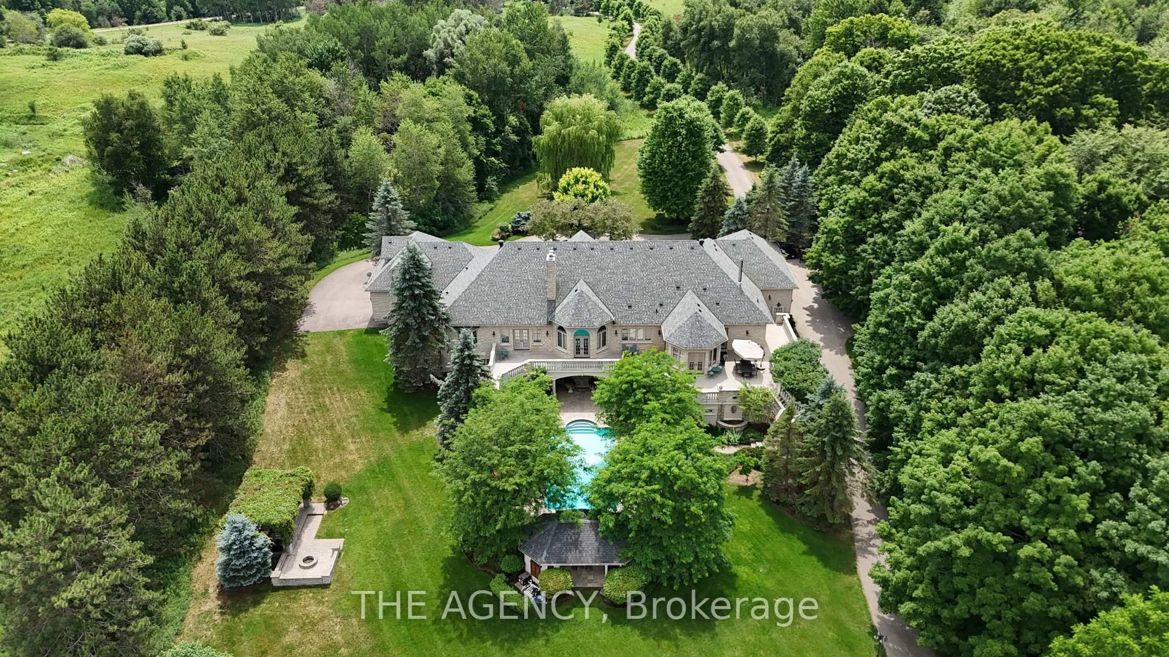 A pic from outside/outdoor area/front of a property/back of a property/a pic from drone, unknown for 18387 The Gore Rd, Caledon Ontario L7E 0X8
