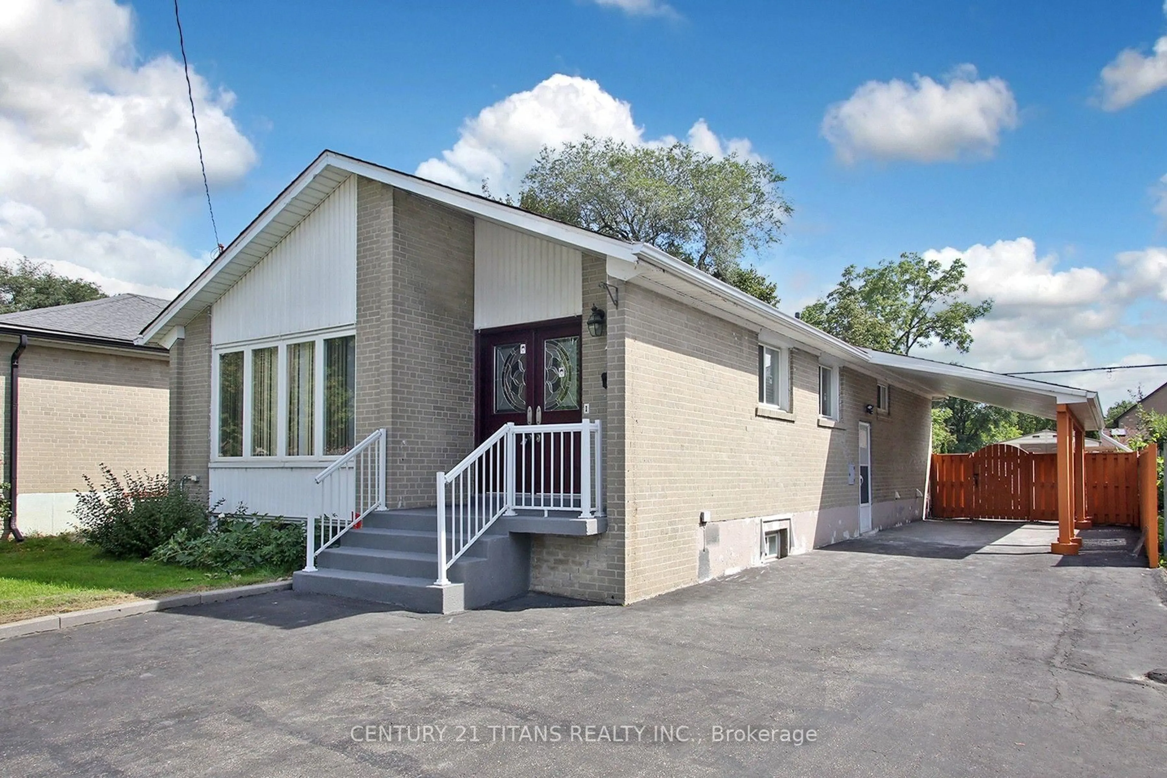 Home with vinyl exterior material, street for 31 Monterrey Dr, Toronto Ontario M9V 1S7