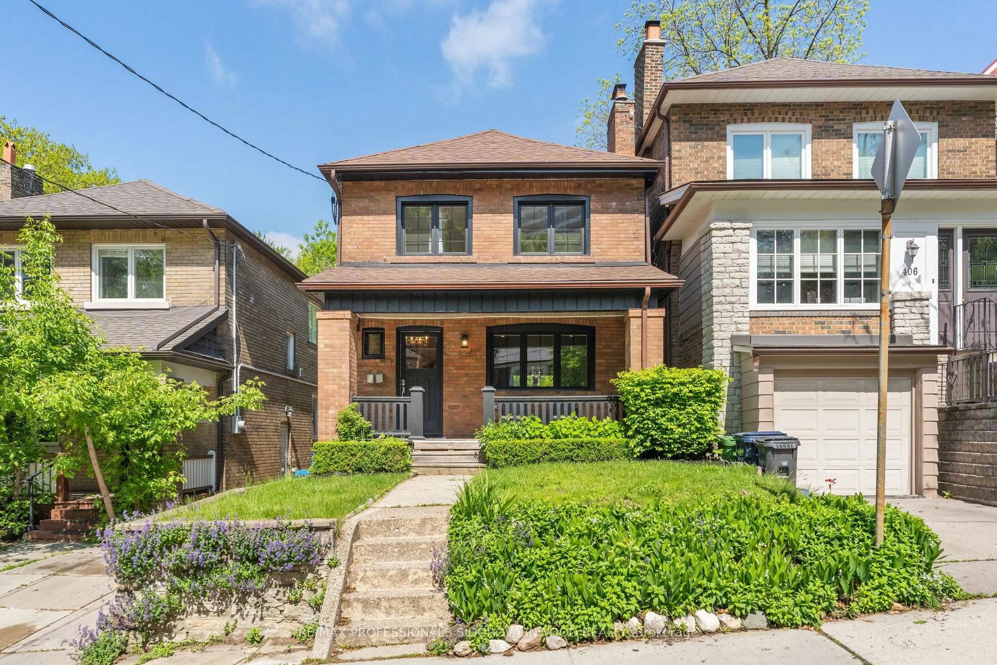 Home with brick exterior material, street for 408 Glenlake Ave, Toronto Ontario M6P 1G7