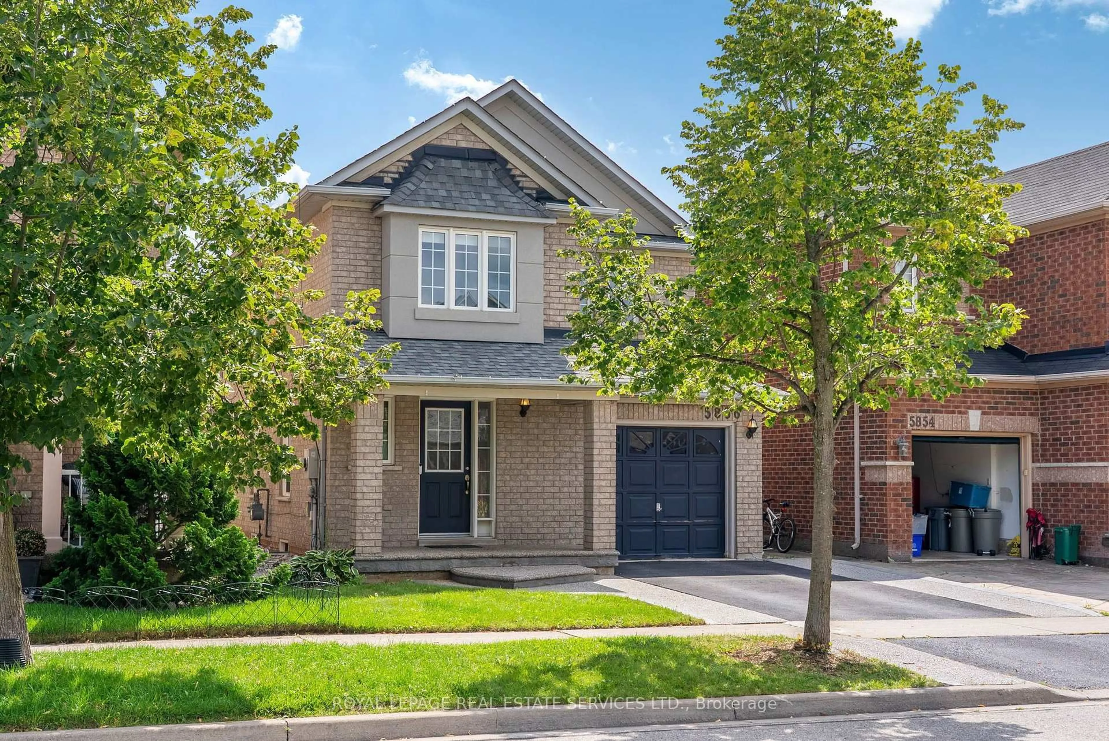 Home with brick exterior material, street for 5856 Blue Spruce Ave, Burlington Ontario L7L 7N8
