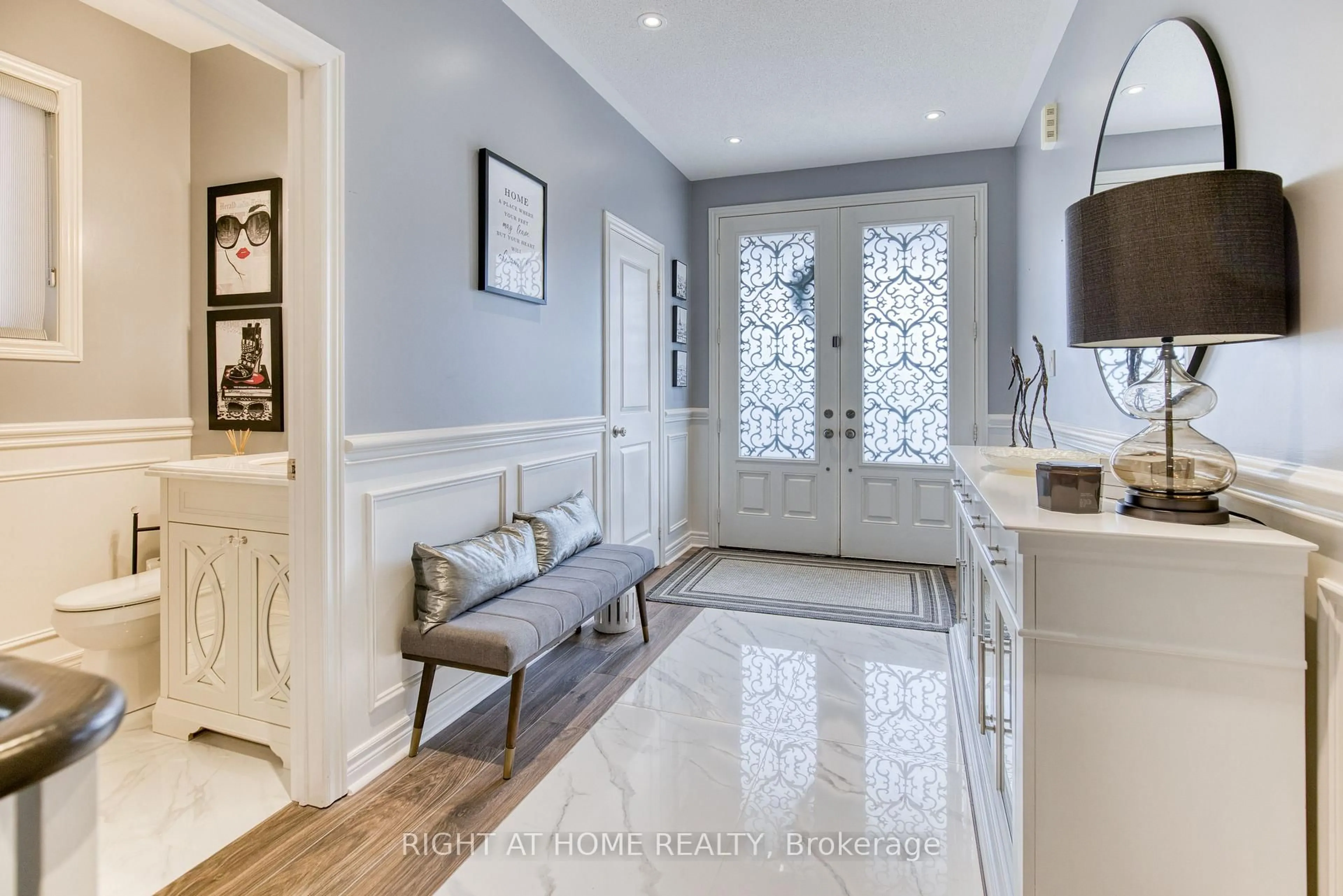 Contemporary bathroom, ceramic/tile floor for 59 Paisley Green Ave, Caledon Ontario L7C 3R9