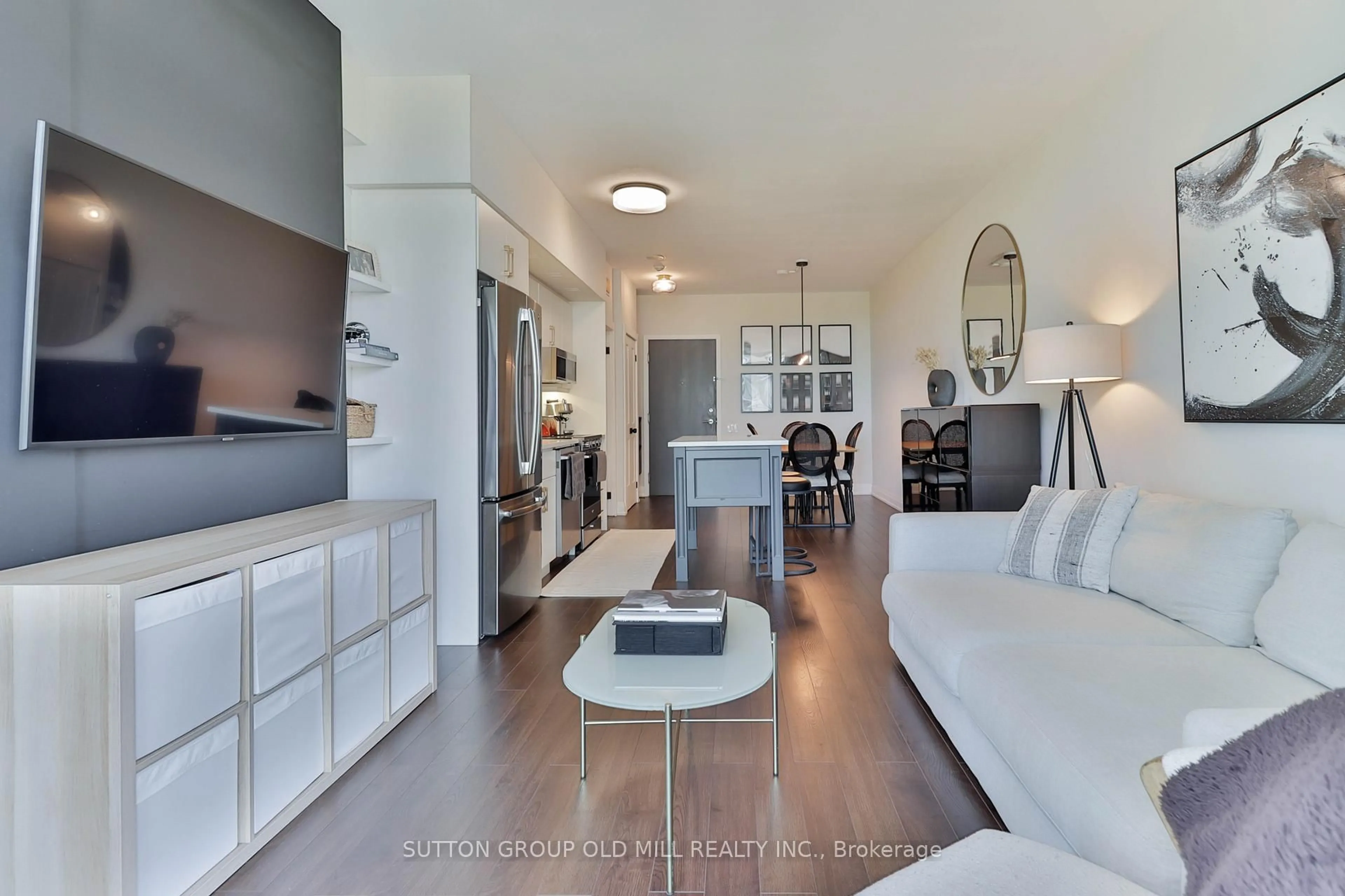 Living room with furniture, unknown for 103 The Queensway #602, Toronto Ontario M6S 5B3