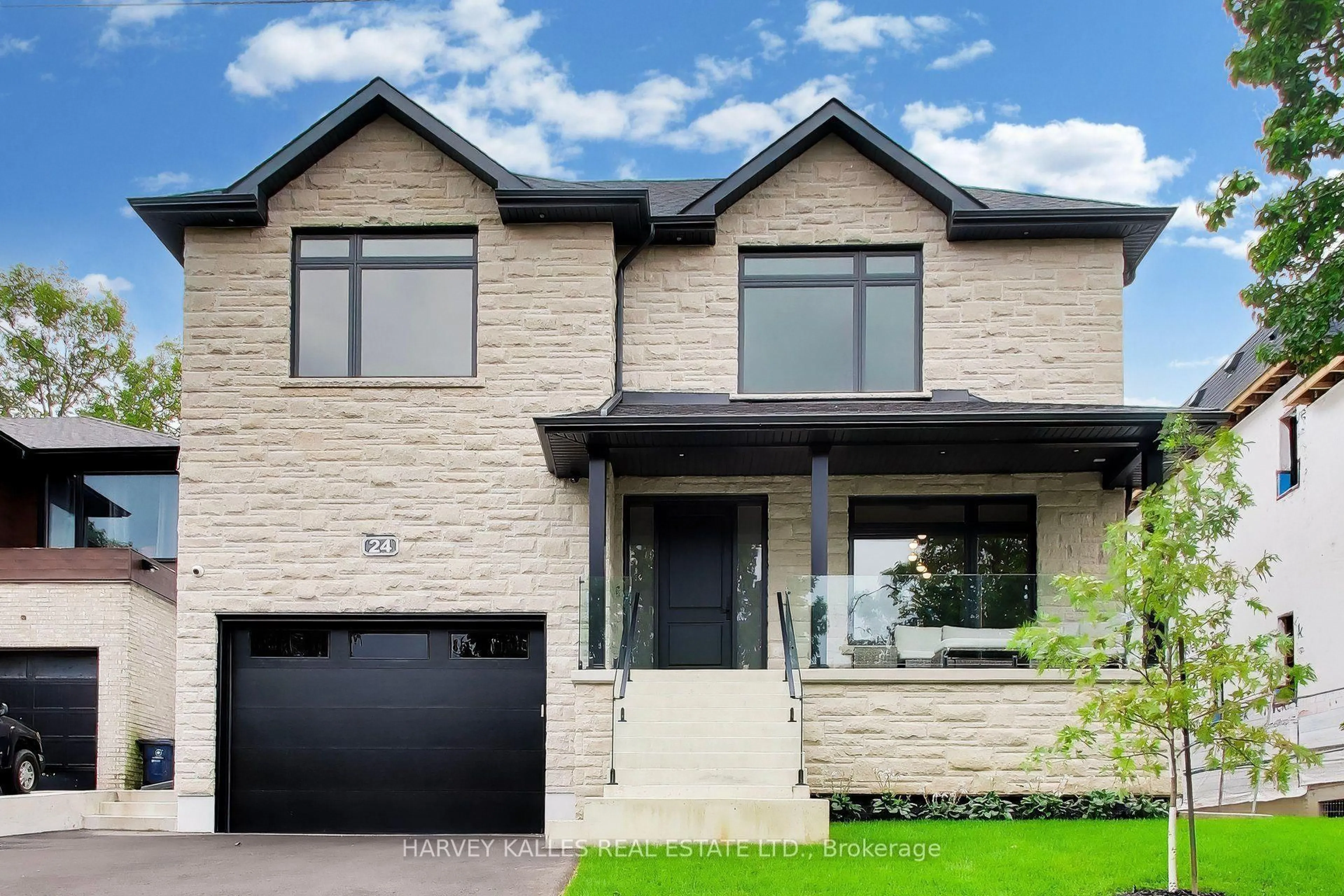 Home with brick exterior material, street for 24 Ravenscrest Dr, Toronto Ontario M9B 5M7