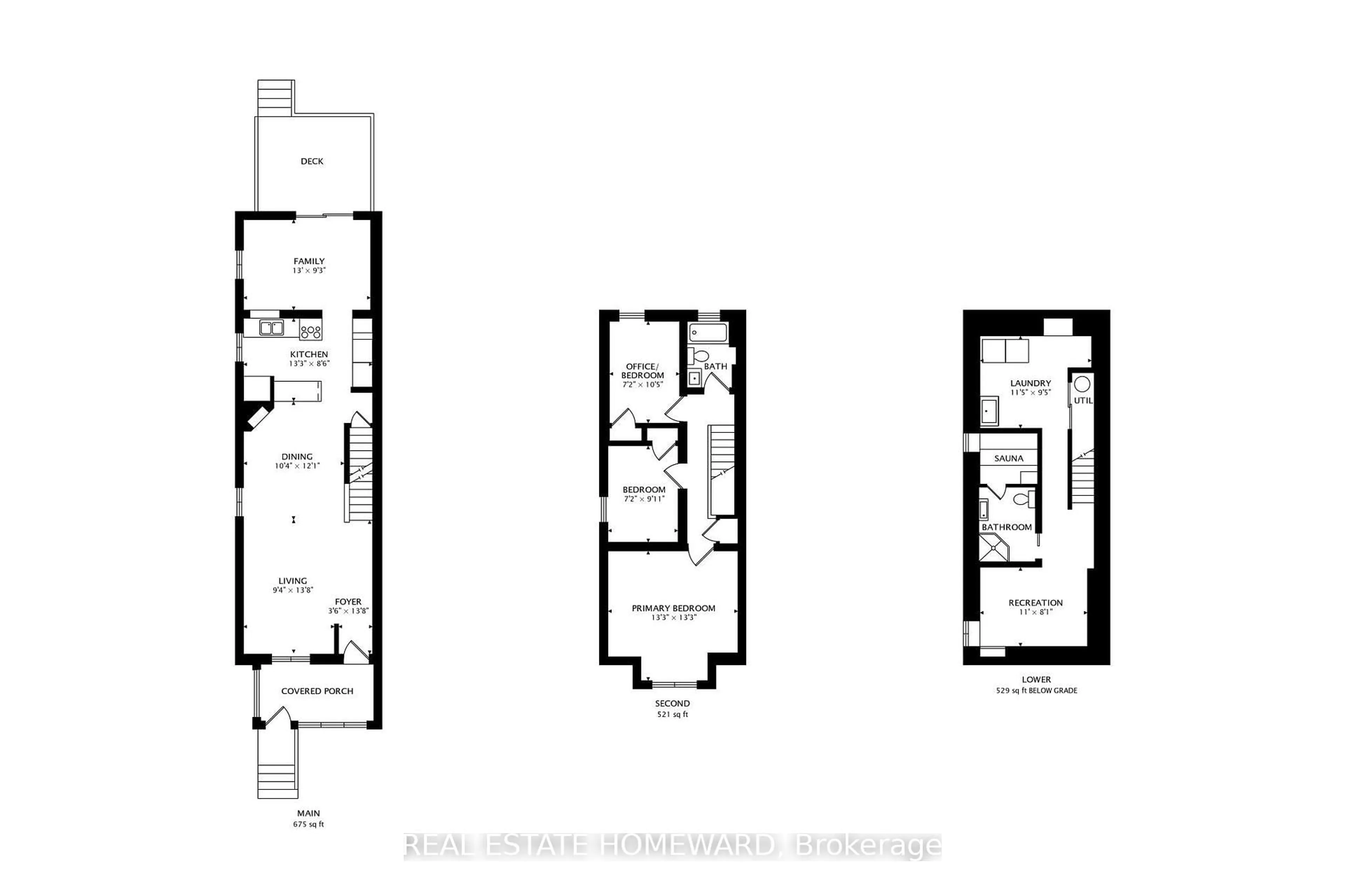 Floor plan for 18 Britannia Ave, Toronto Ontario M6N 3T7