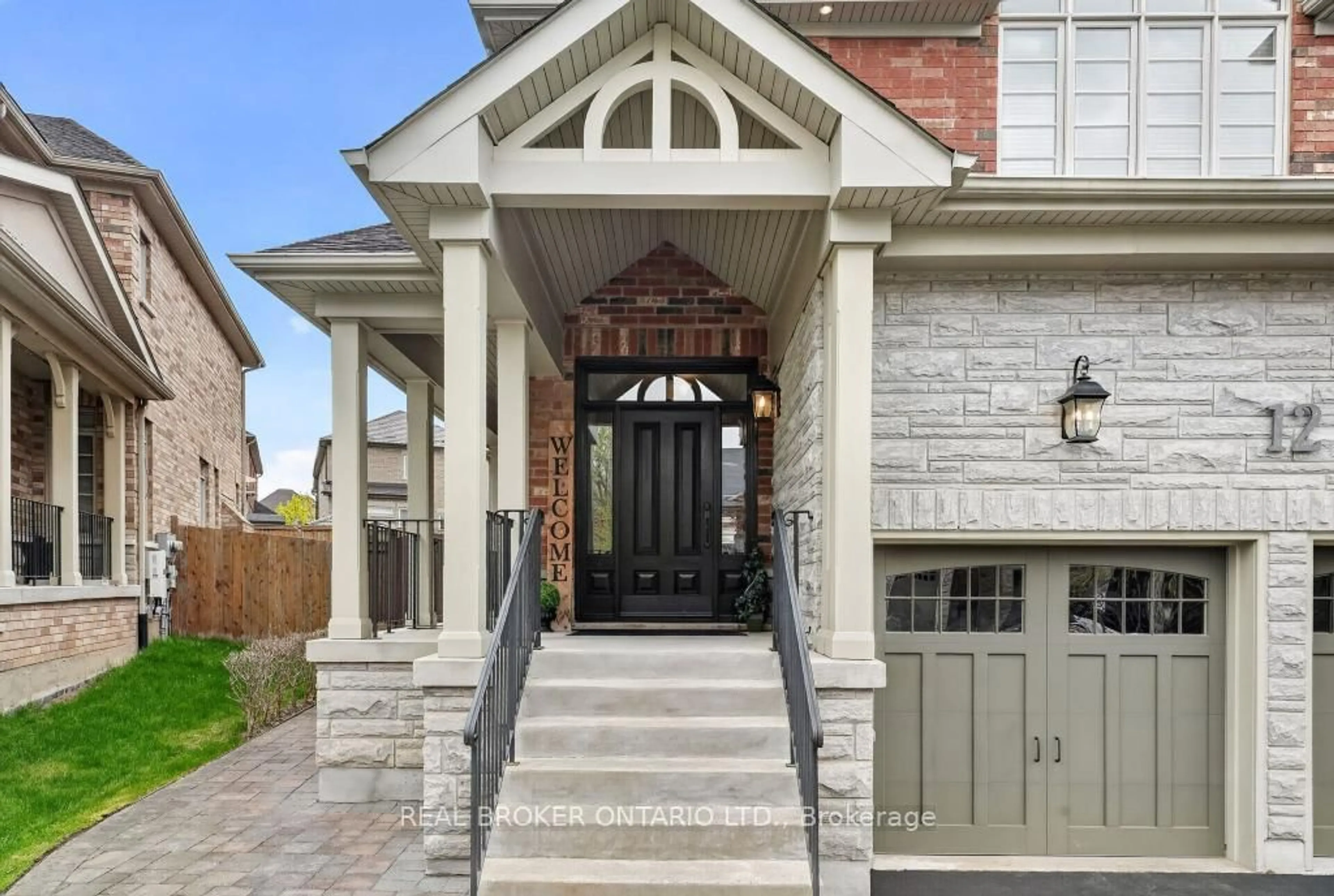 Home with brick exterior material, street for 12 Lookout Crt, Halton Hills Ontario L7G 6P1