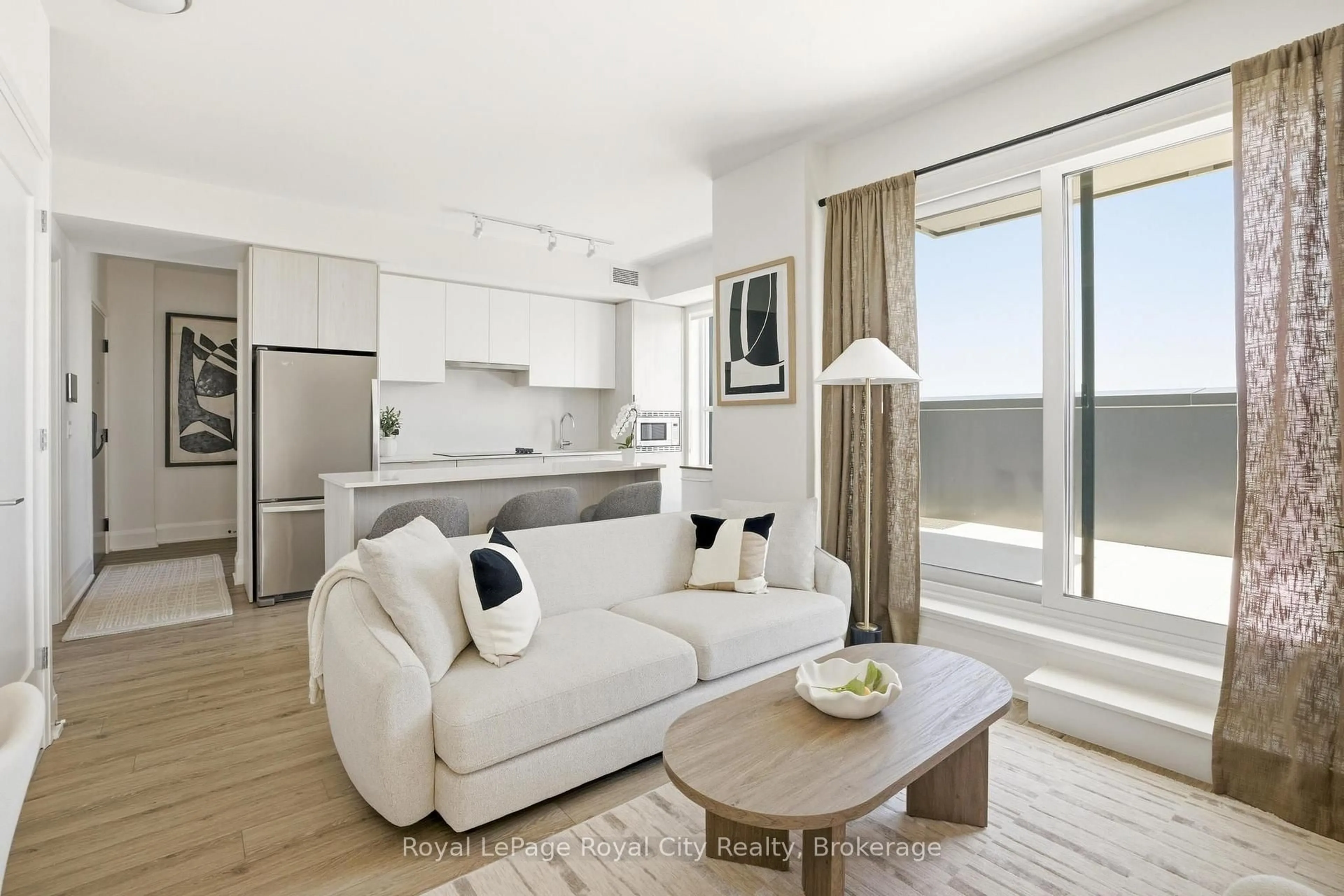 Living room with furniture, unknown for 3071 Trafalgar Rd #604, Oakville Ontario L6H 8C6