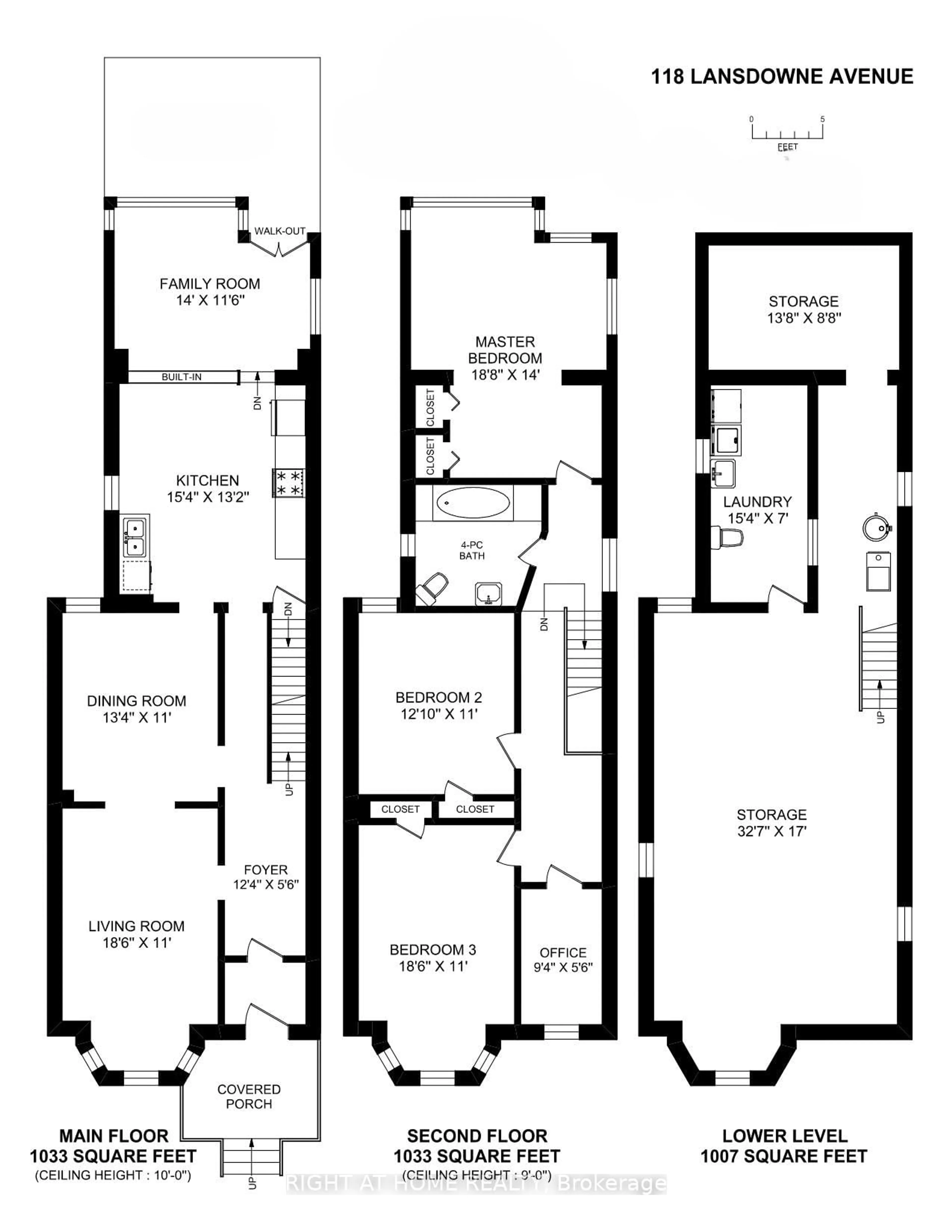 Floor plan for 118 Lansdowne Ave, Toronto Ontario M6K 2V9