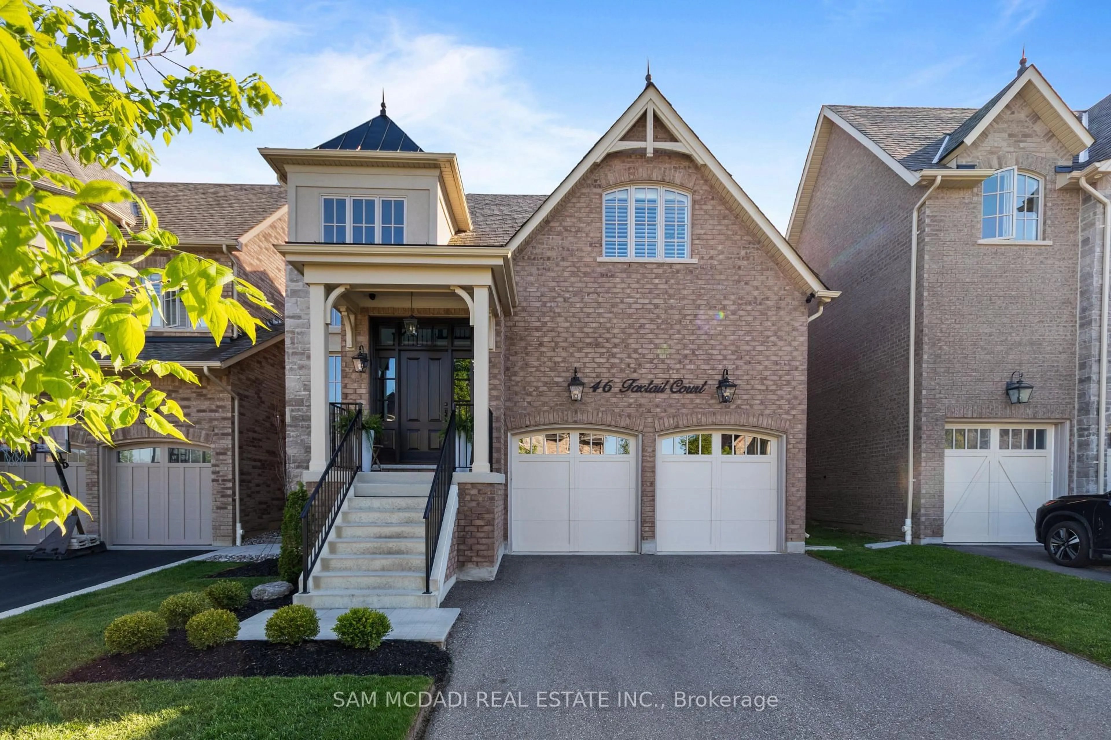 Home with brick exterior material, street for 46 Foxtail Crt, Halton Hills Ontario L7G 0J6