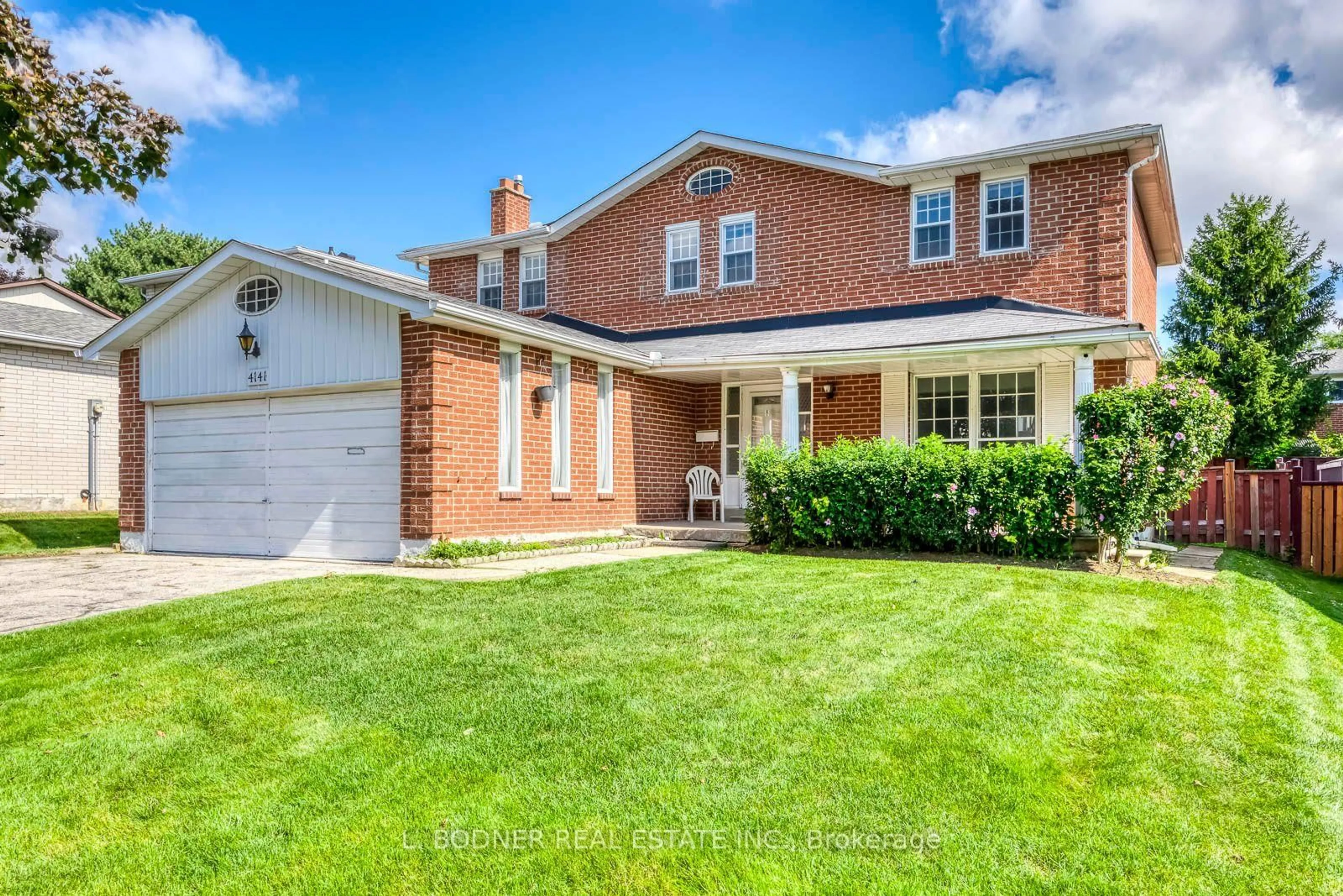 Home with brick exterior material, street for 4141 Garrowhill Tr, Mississauga Ontario L4W 2H5