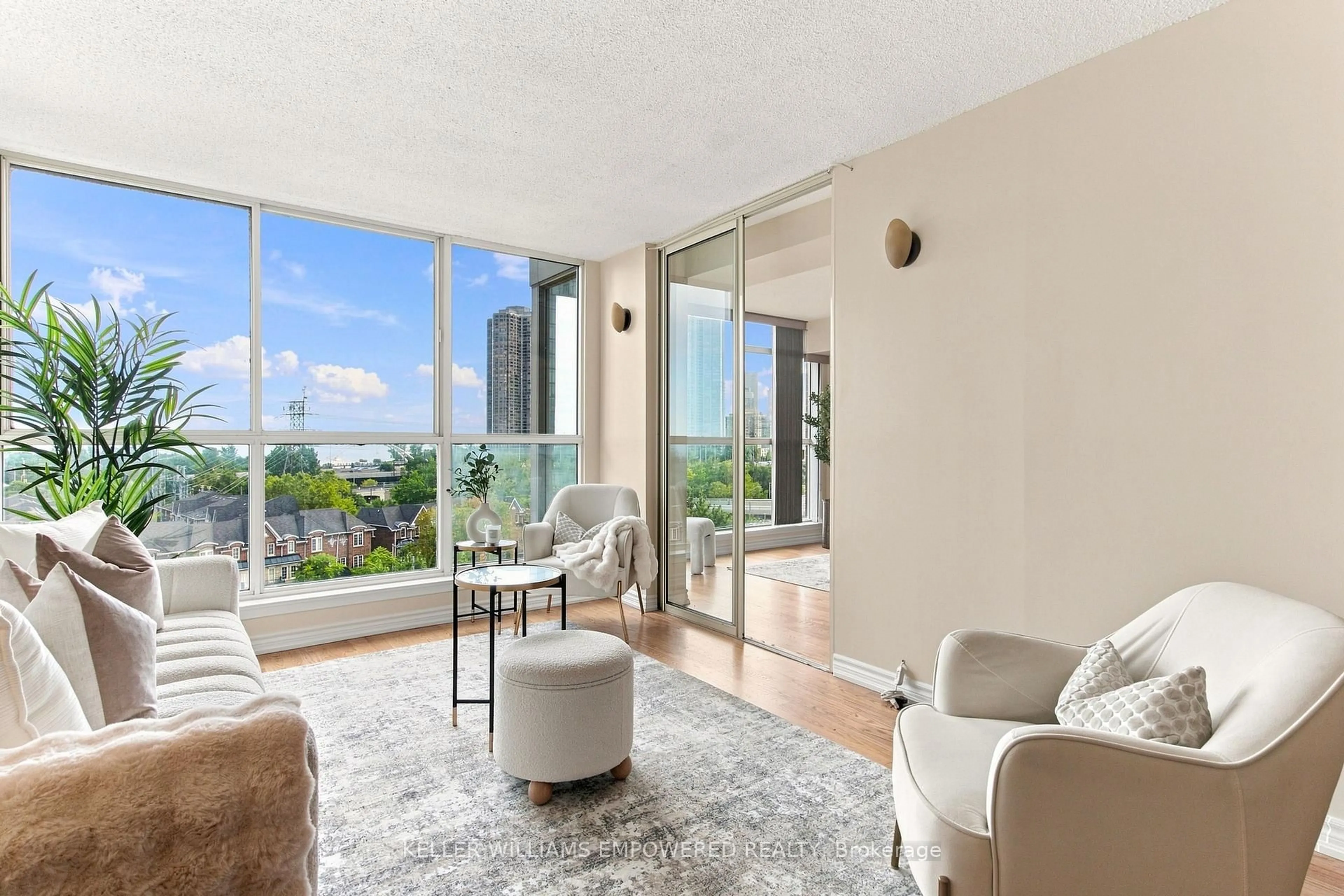 Living room with furniture, unknown for 22 Southport St #838, Toronto Ontario M6S 4Y9