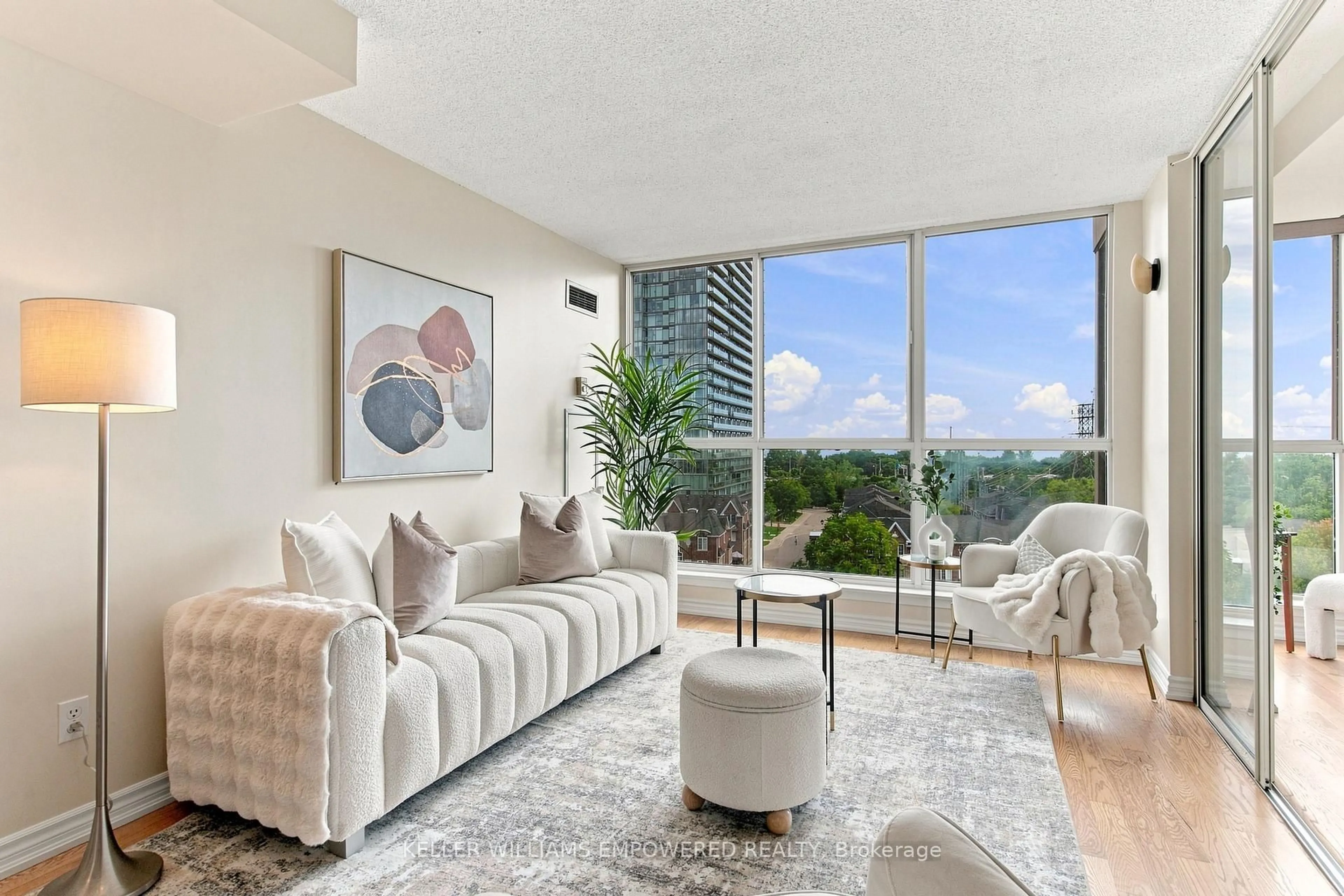 Living room with furniture, unknown for 22 Southport St #838, Toronto Ontario M6S 4Y9