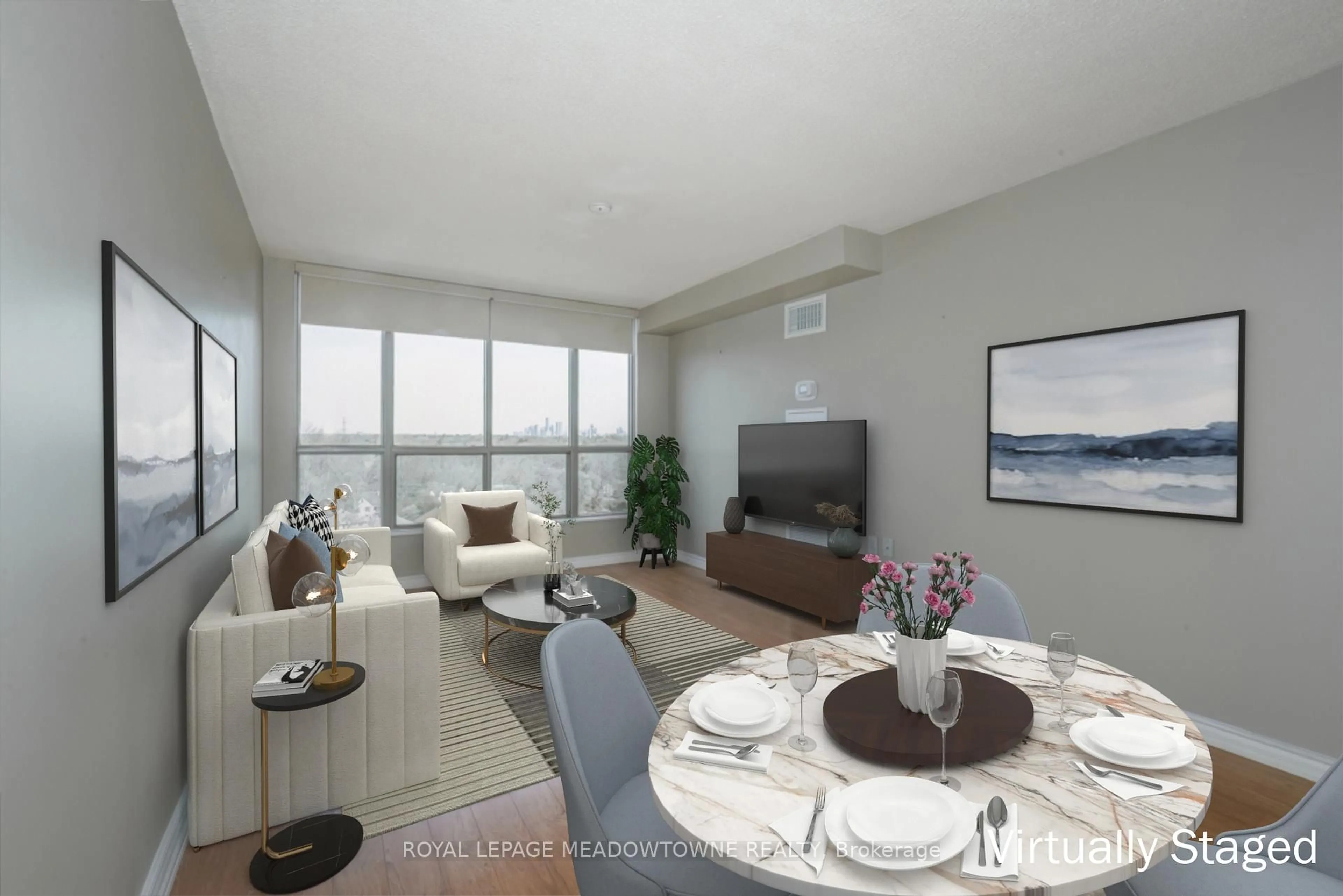 Living room with furniture, unknown for 1110 Walden Circ #905, Mississauga Ontario L5J 4R3
