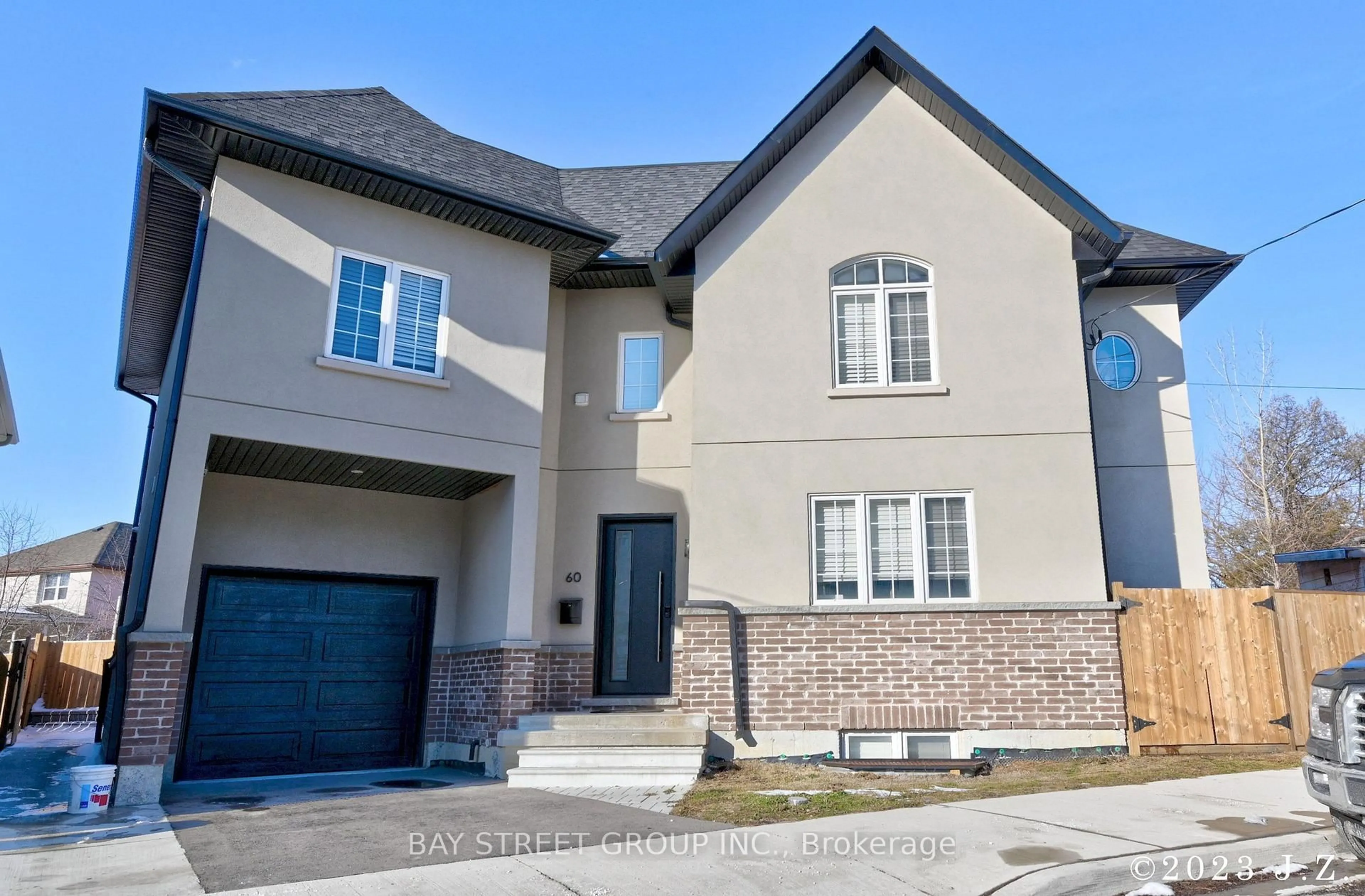 Home with brick exterior material, street for 60 Emmett Ave, Toronto Ontario M6M 2E6