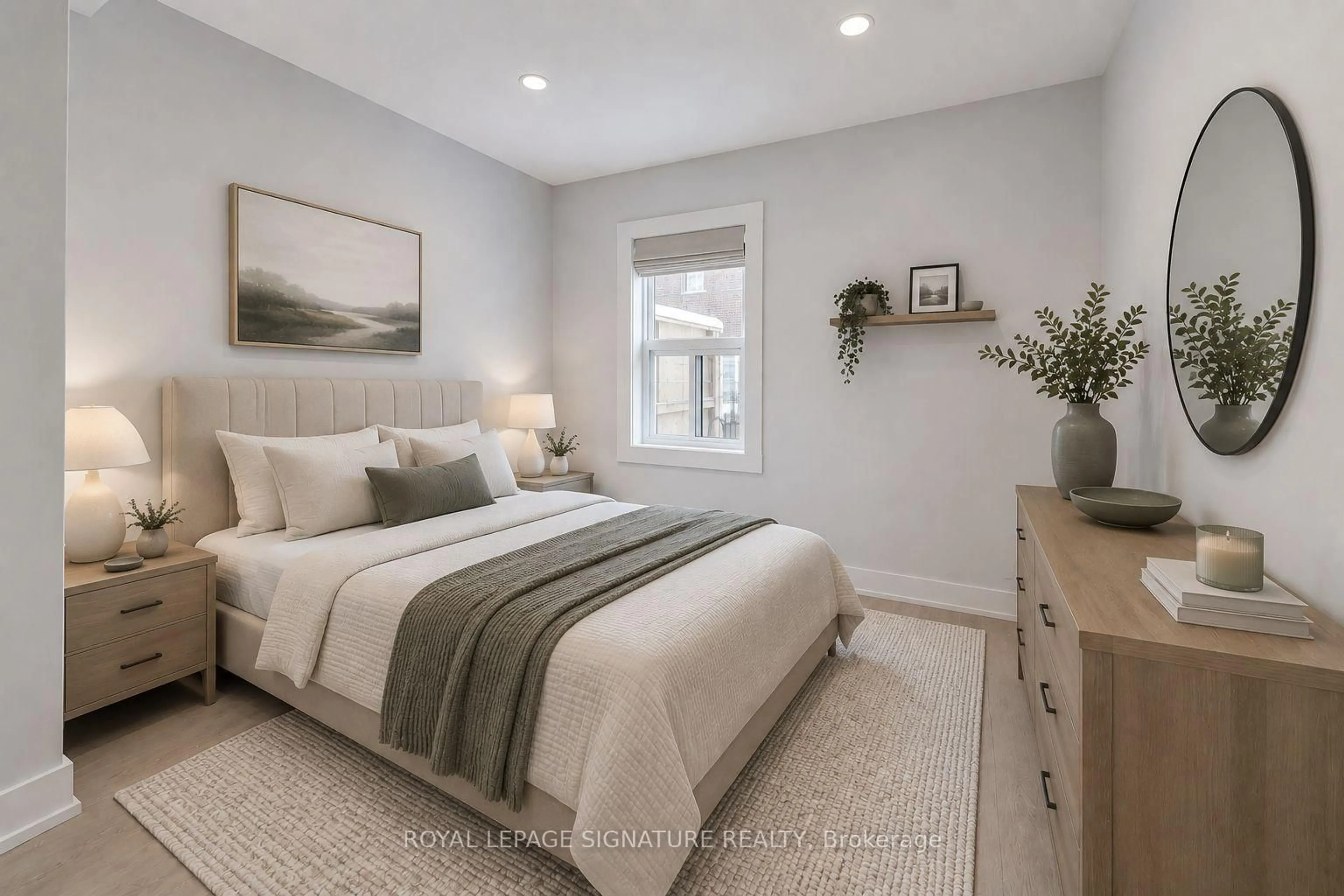 Bedroom with bed, unknown for 151 Campbell Ave, Toronto Ontario M6P 3V3