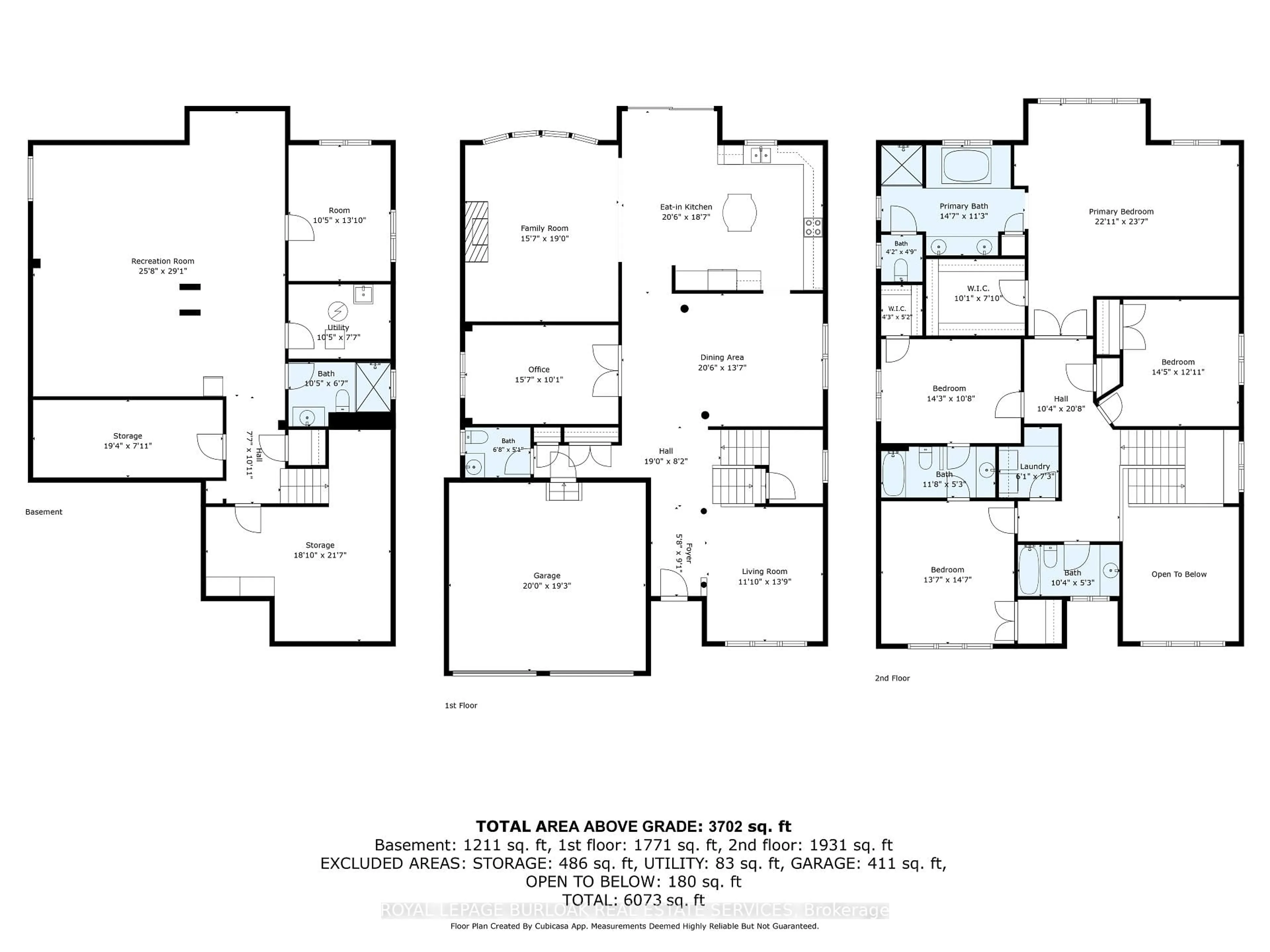 Floor plan for 2194 Berwick Dr, Burlington Ontario L7M 5C3