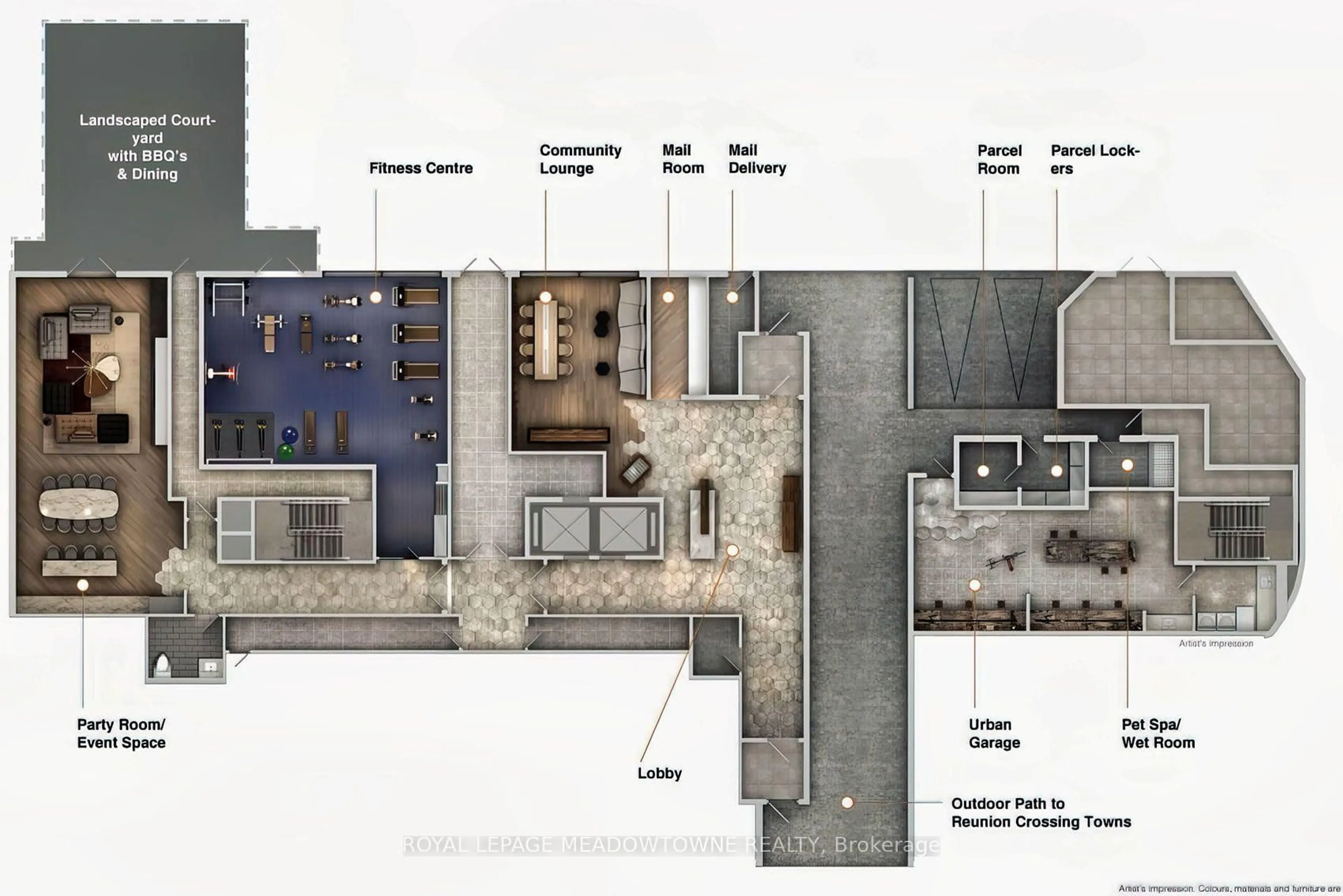 Floor plan for 1808 St. Clair Ave #712, Toronto Ontario M6N 1J5