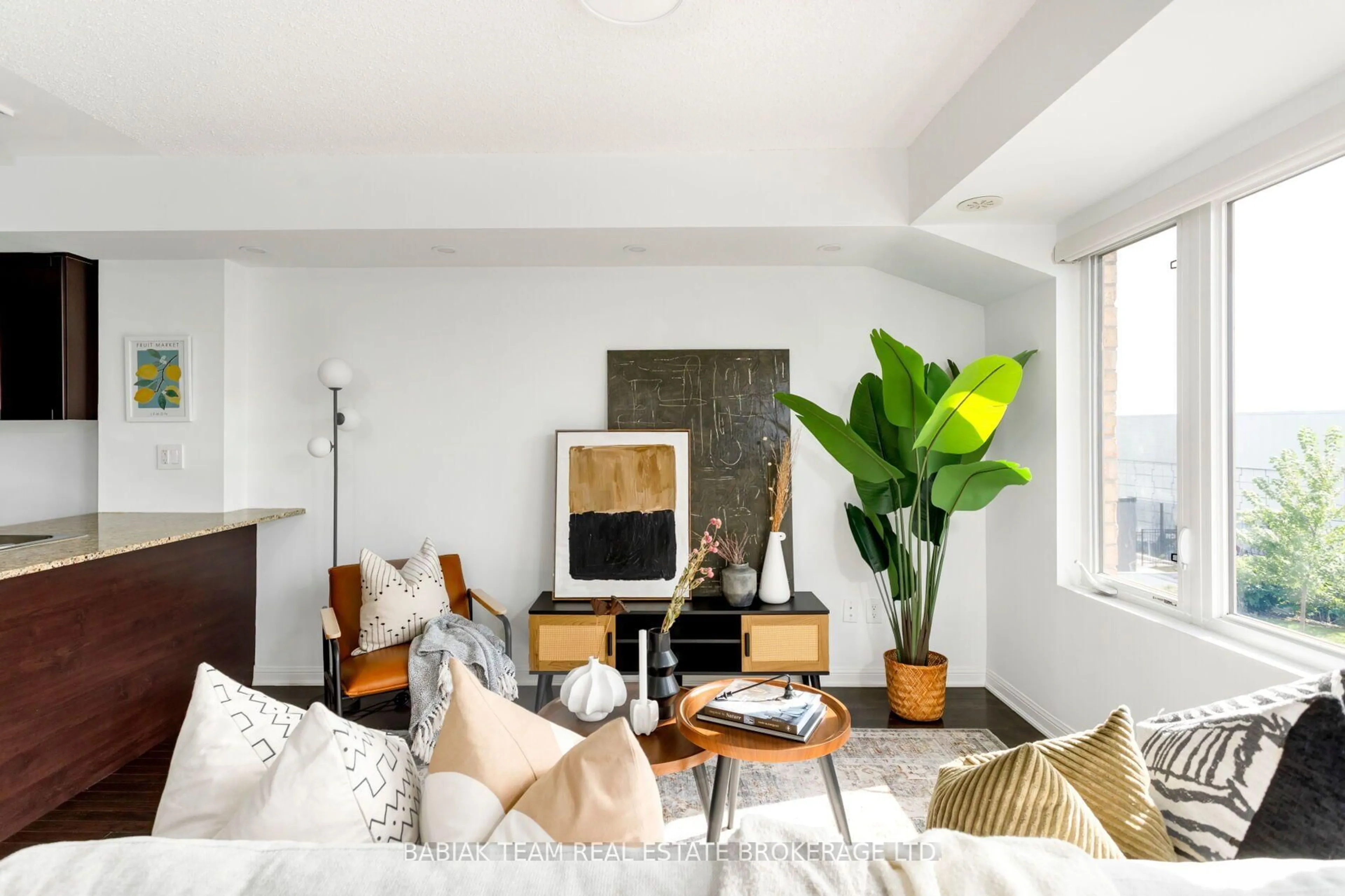Living room with furniture, unknown for 8 Foundry Ave #258, Toronto Ontario M6H 0A5
