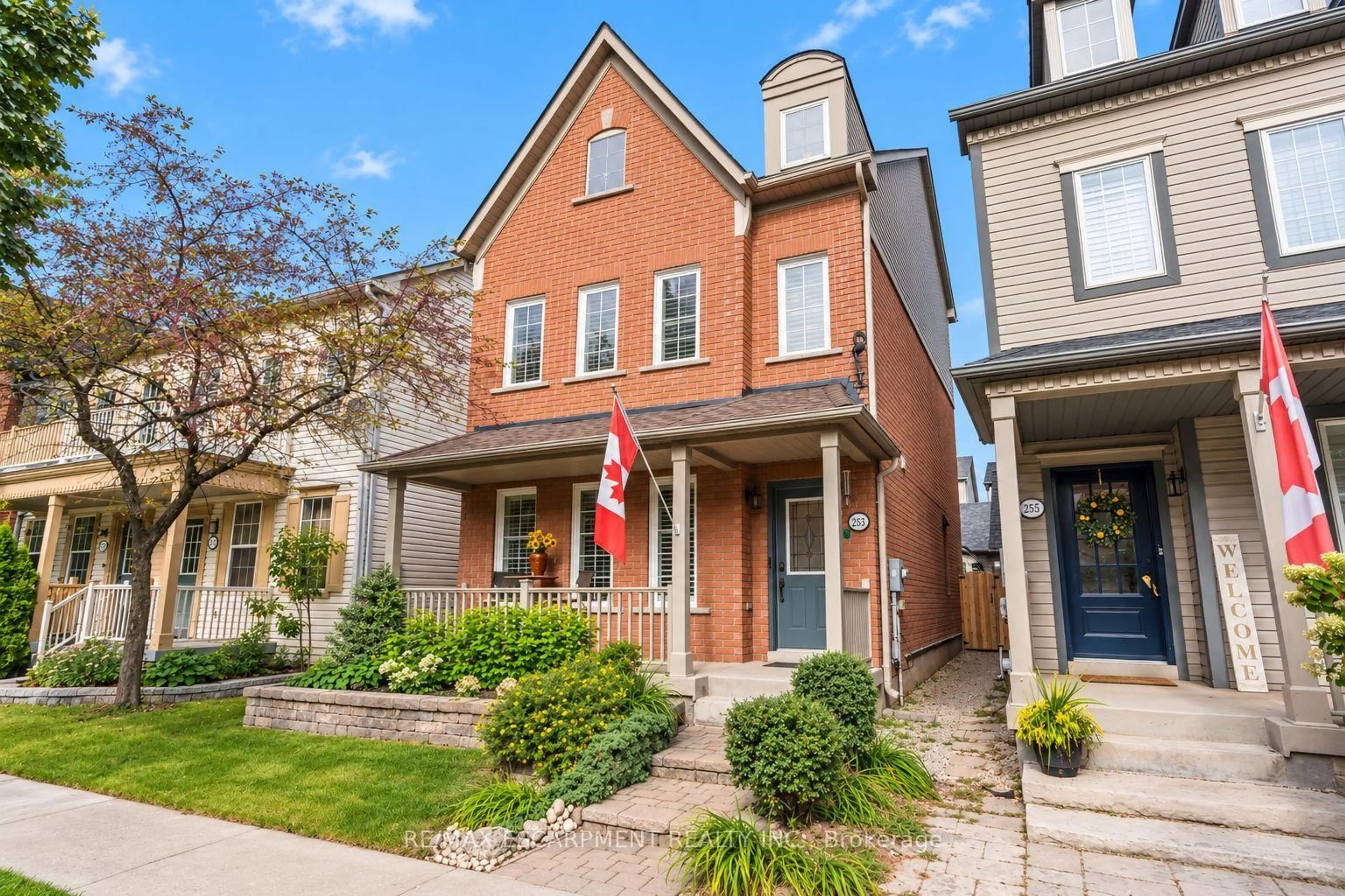 Home with brick exterior material, street for 253 Gatwick Dr, Oakville Ontario L6H 7K3