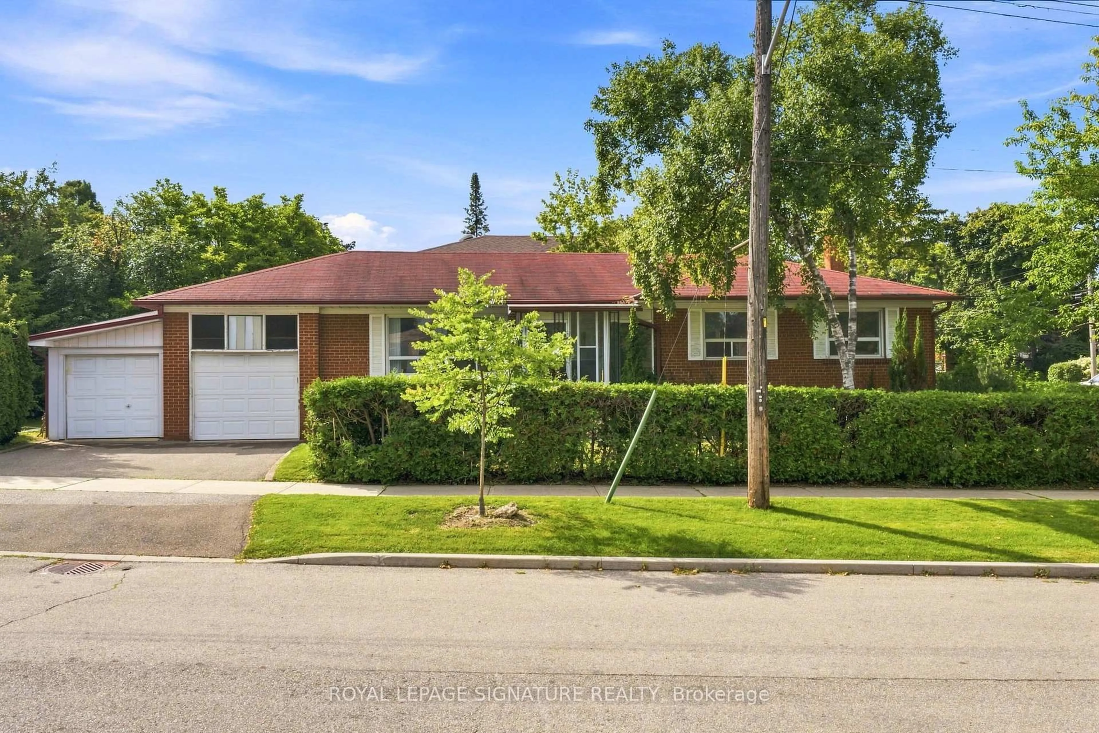 Home with brick exterior material, street for 1 Dalegrove Cres, Toronto Ontario M9B 6A5