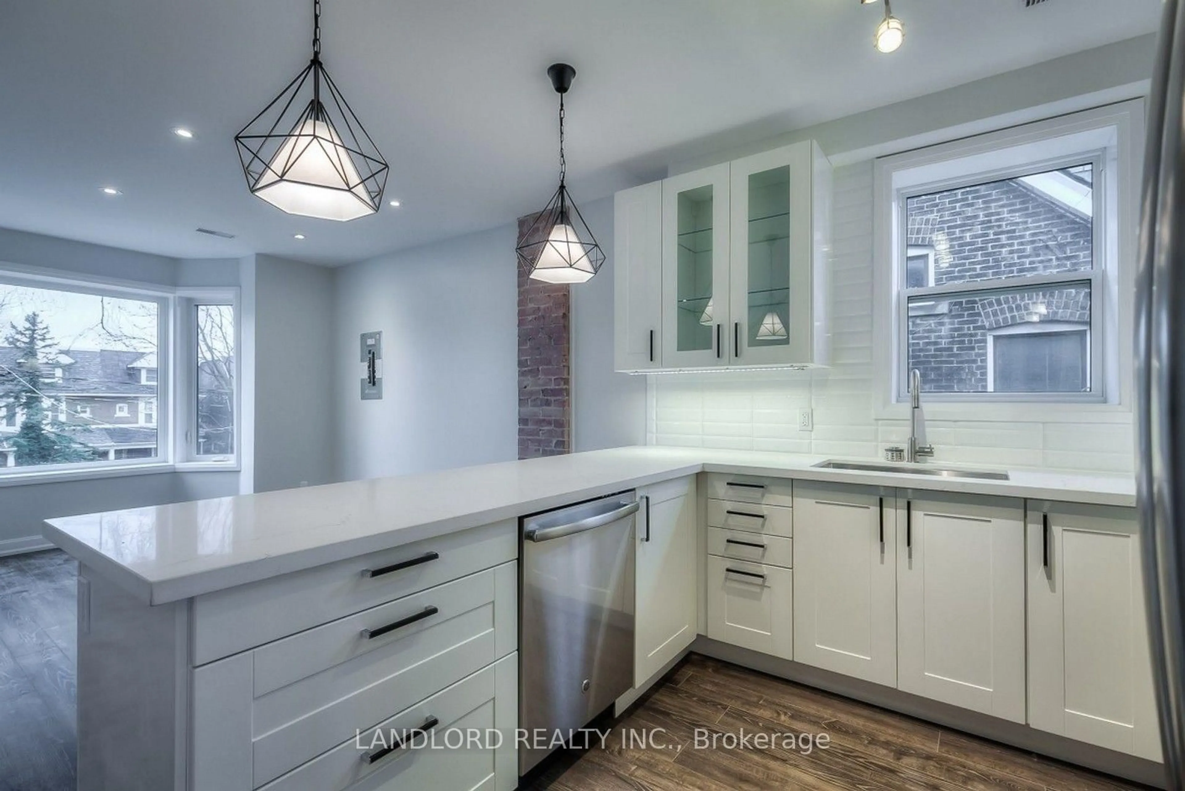 Contemporary kitchen, ceramic/tile floor for 82 Parkway Ave, Toronto Ontario M6R 1T5