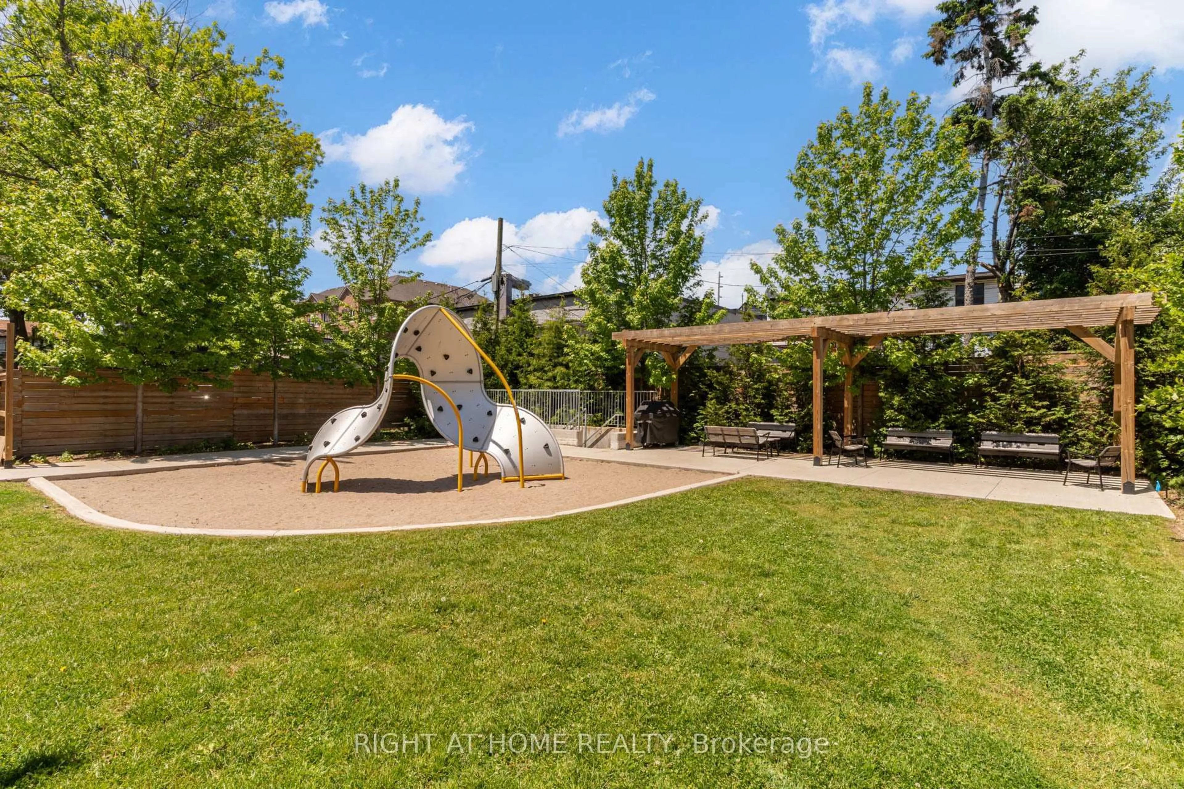 A pic from outside/outdoor area/front of a property/back of a property/a pic from drone, unknown for 66 Long Branch Ave #4, Toronto Ontario M8W 3J4