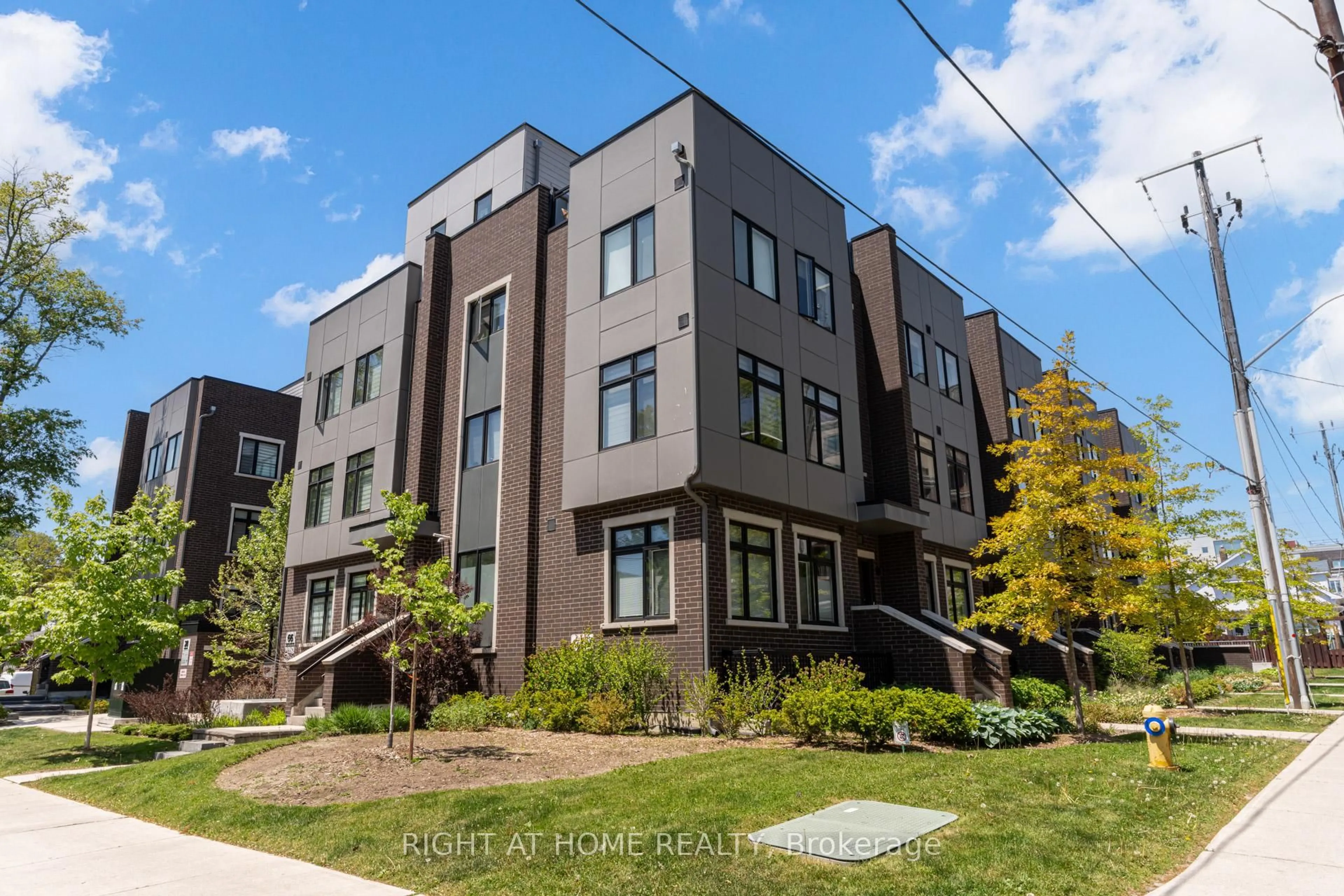 Home with brick exterior material, street for 66 Long Branch Ave #4, Toronto Ontario M8W 3J4