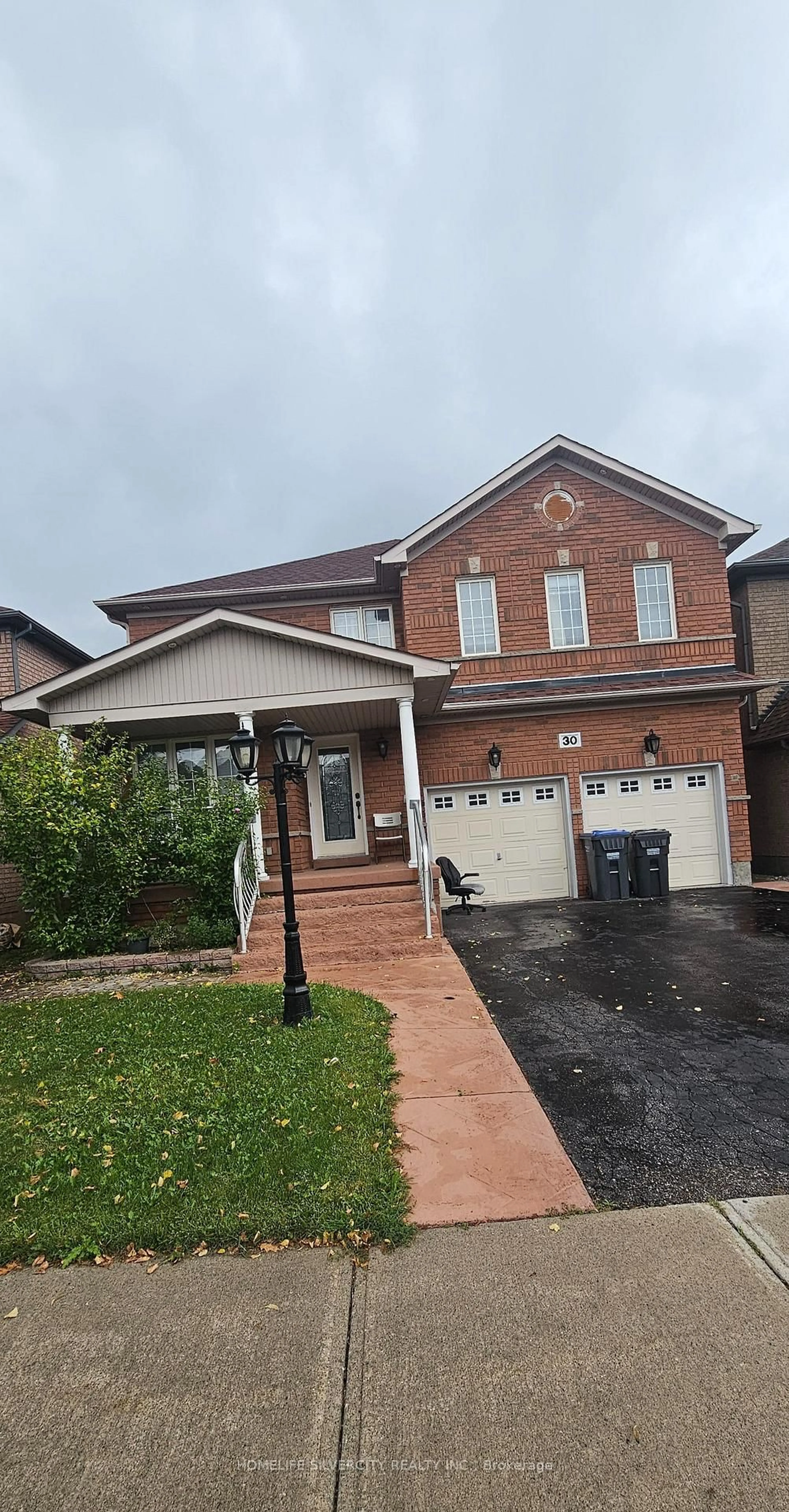 Home with brick exterior material, street for 30 Fairhill Ave, Brampton Ontario L7A 2E7