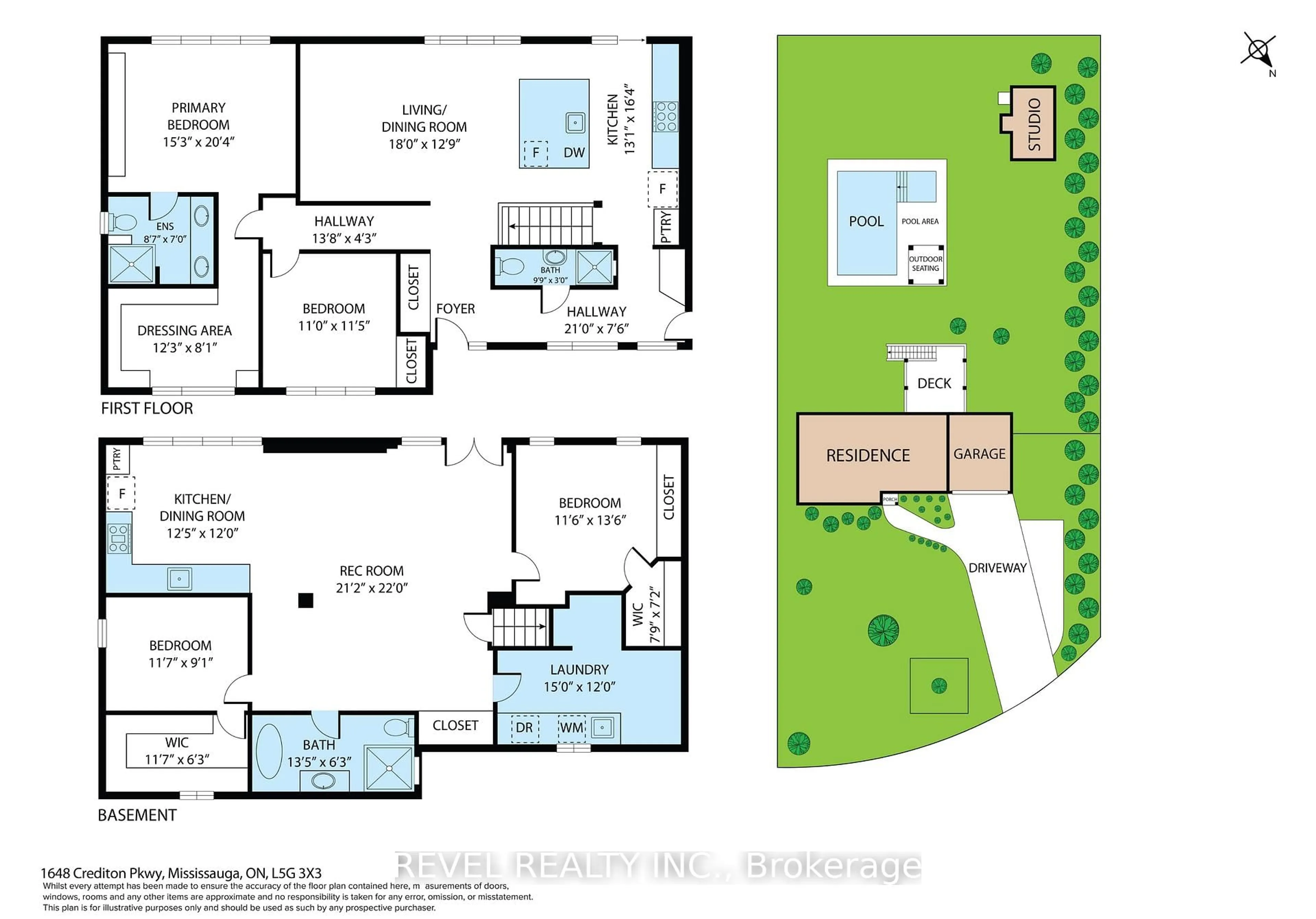 Floor plan for 1648 Crediton Pkwy, Mississauga Ontario L5G 3X3