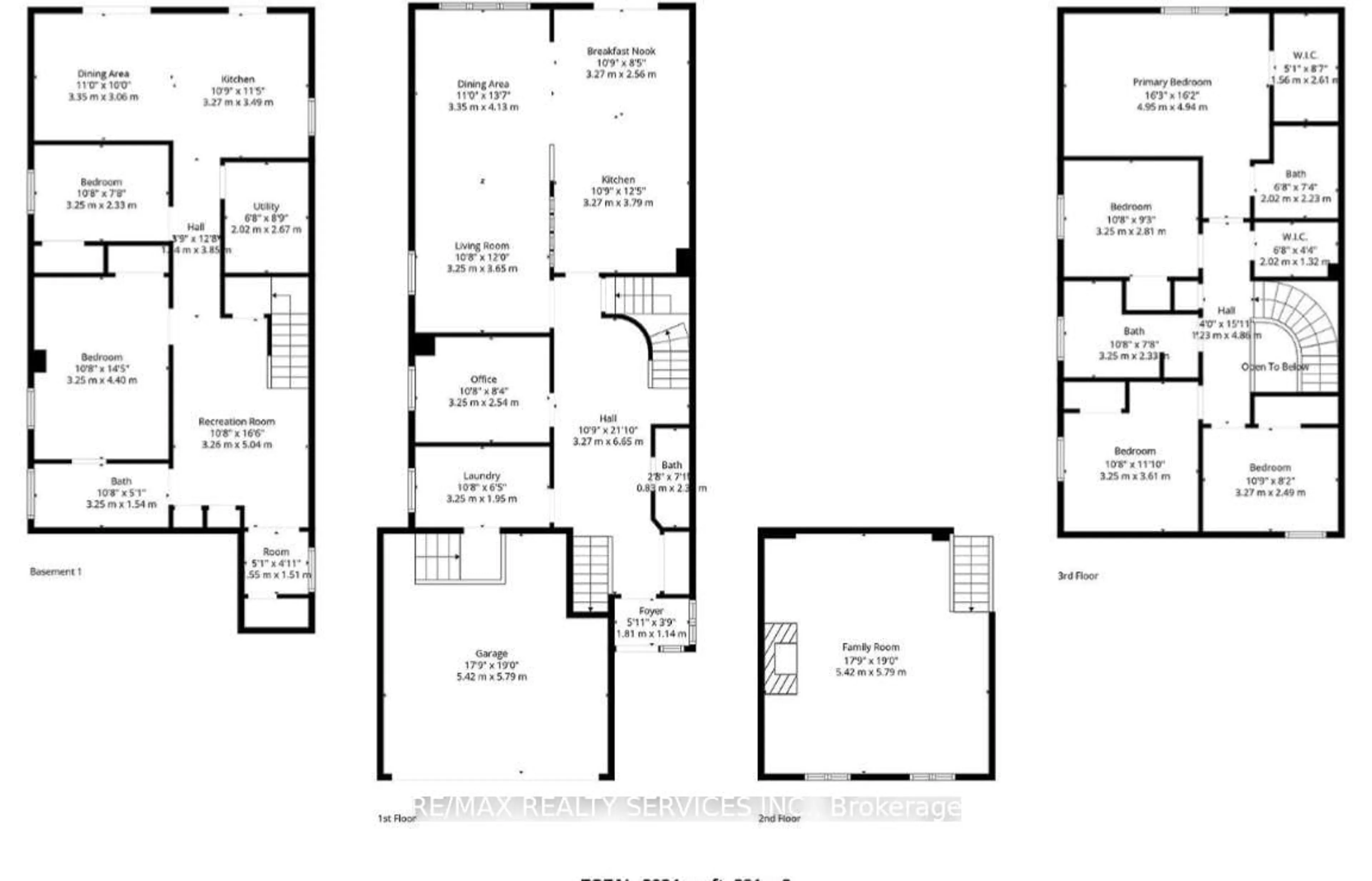 Floor plan for 4322 Waterford Cres, Mississauga Ontario L5R 2B3