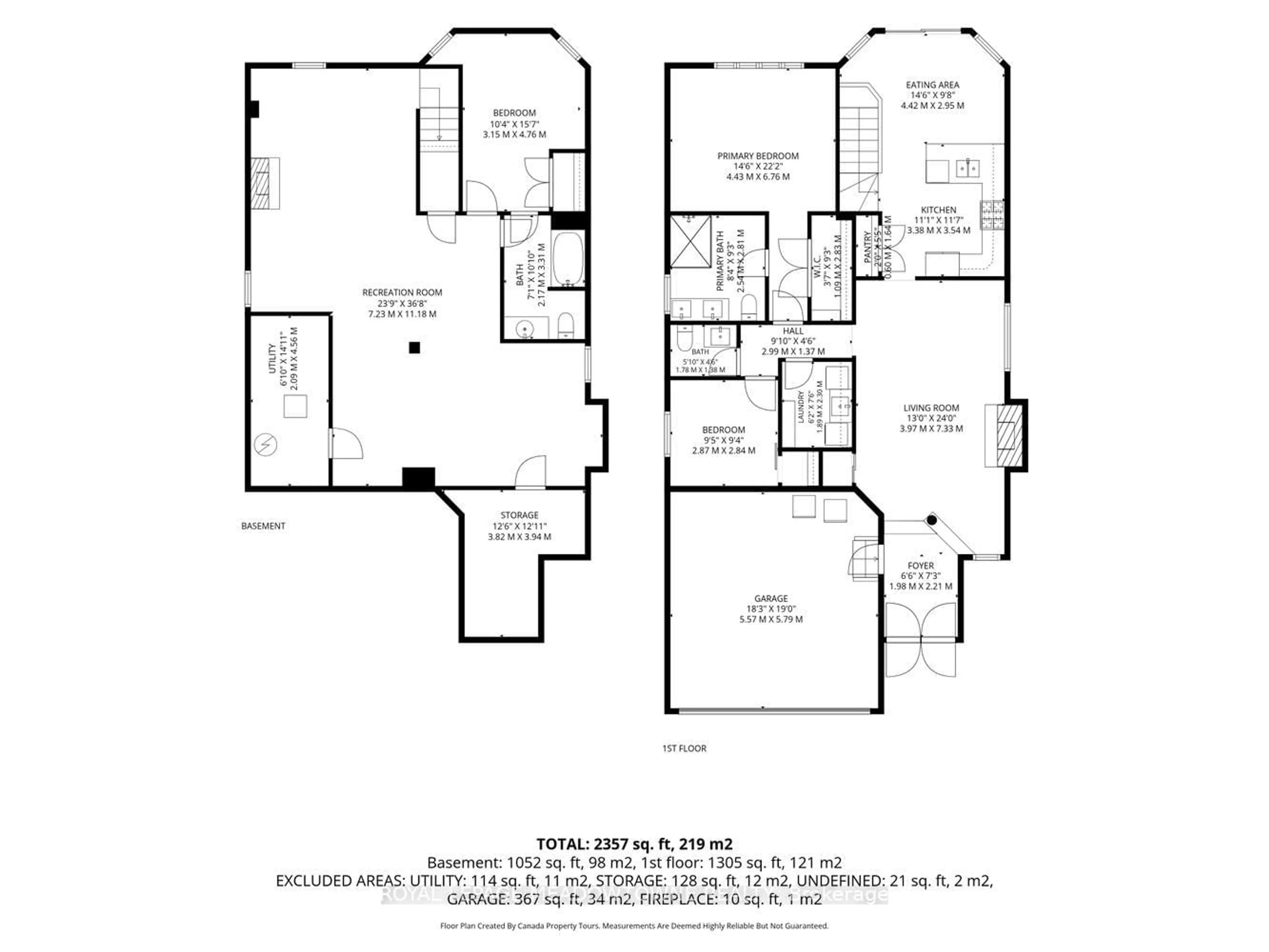 Floor plan for 69 Chaplin Cres, Halton Hills Ontario L7G 5V6